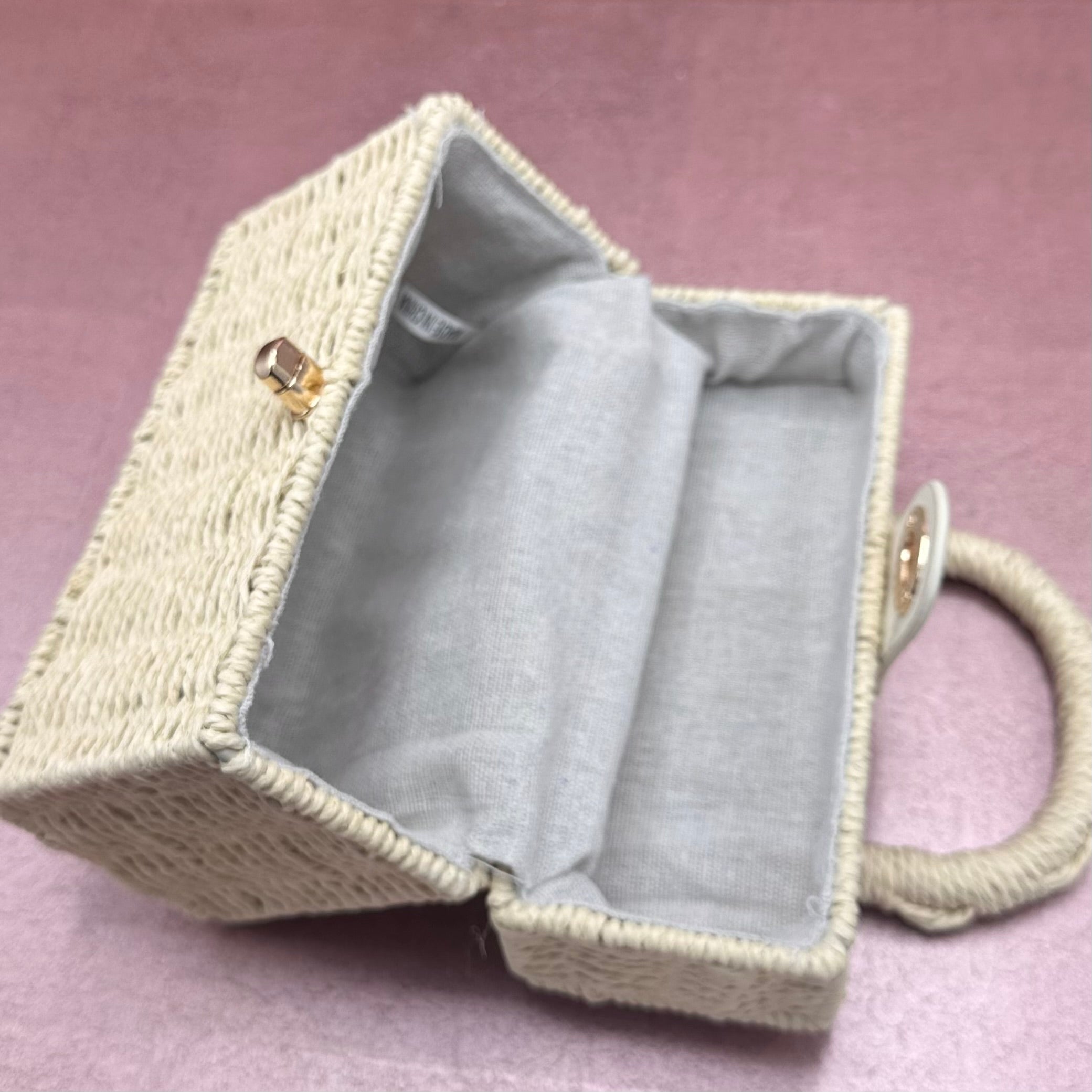 Straw Basket Purse