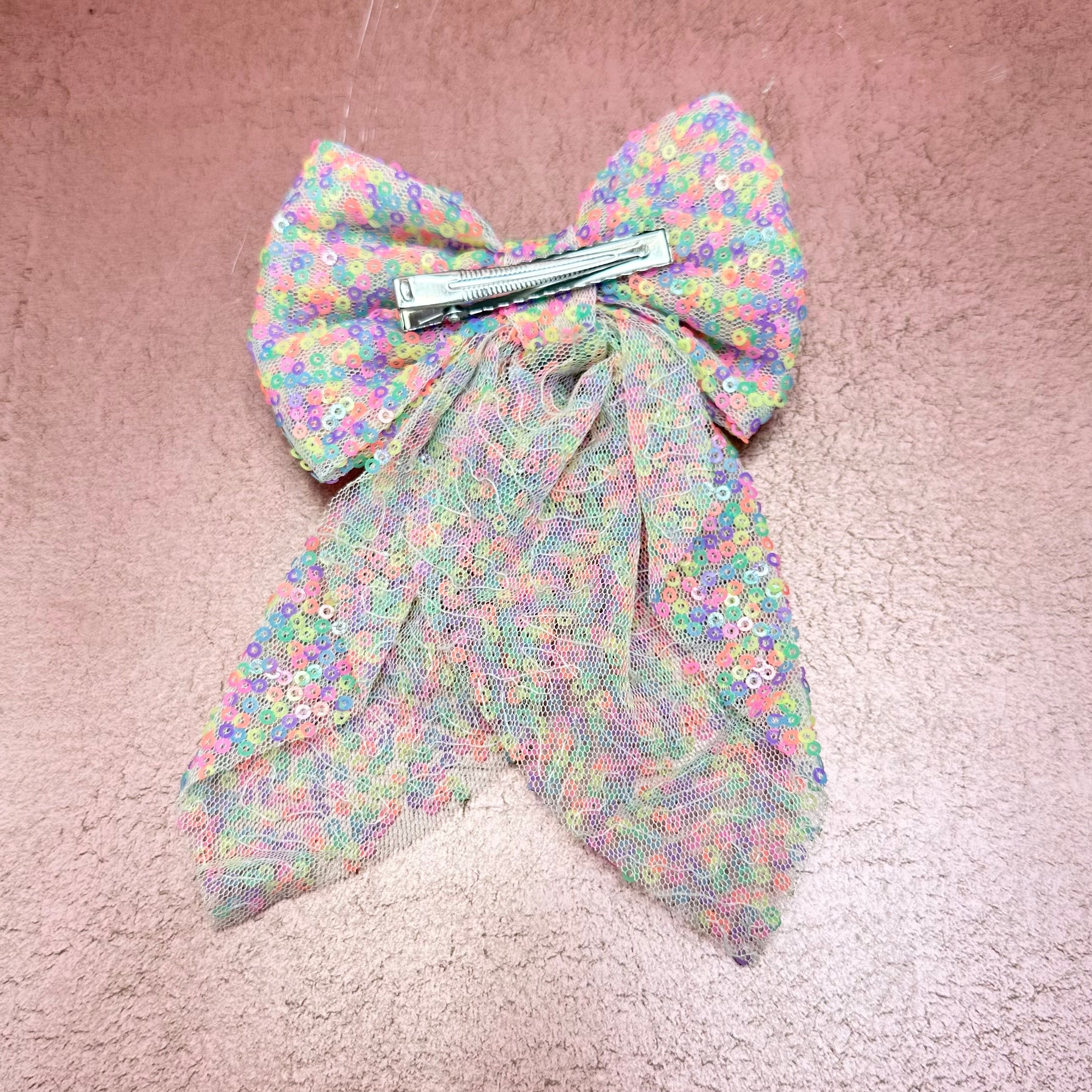 Bright Sequin Bow