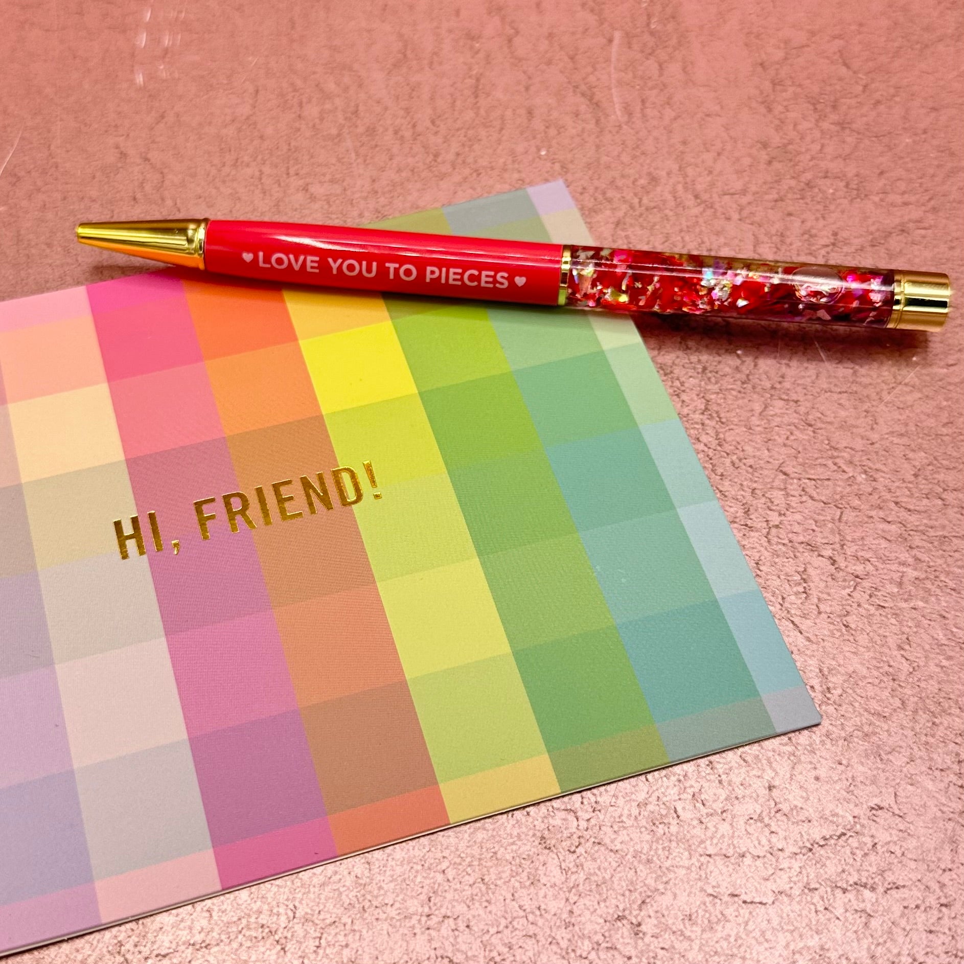Love You Confetti Pen