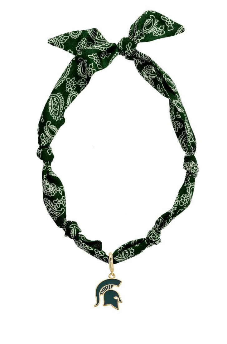 Spartans Bandana Scarf Necklace