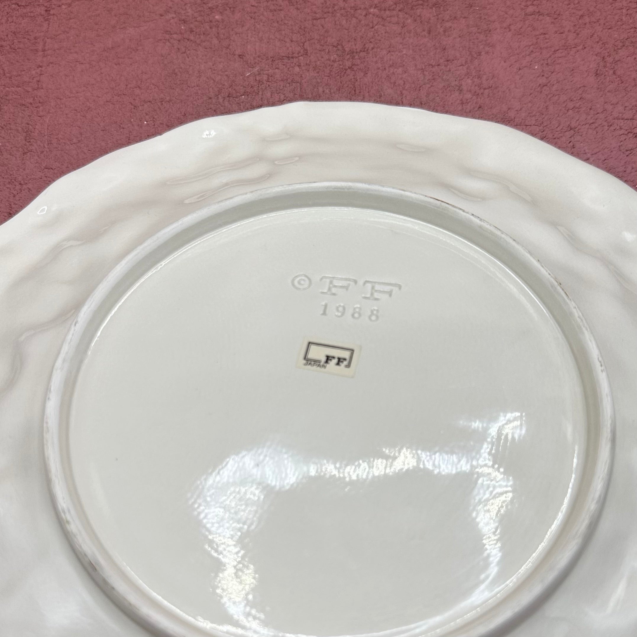 Fitz & Floyd Bordeaux Plate w/ Handles