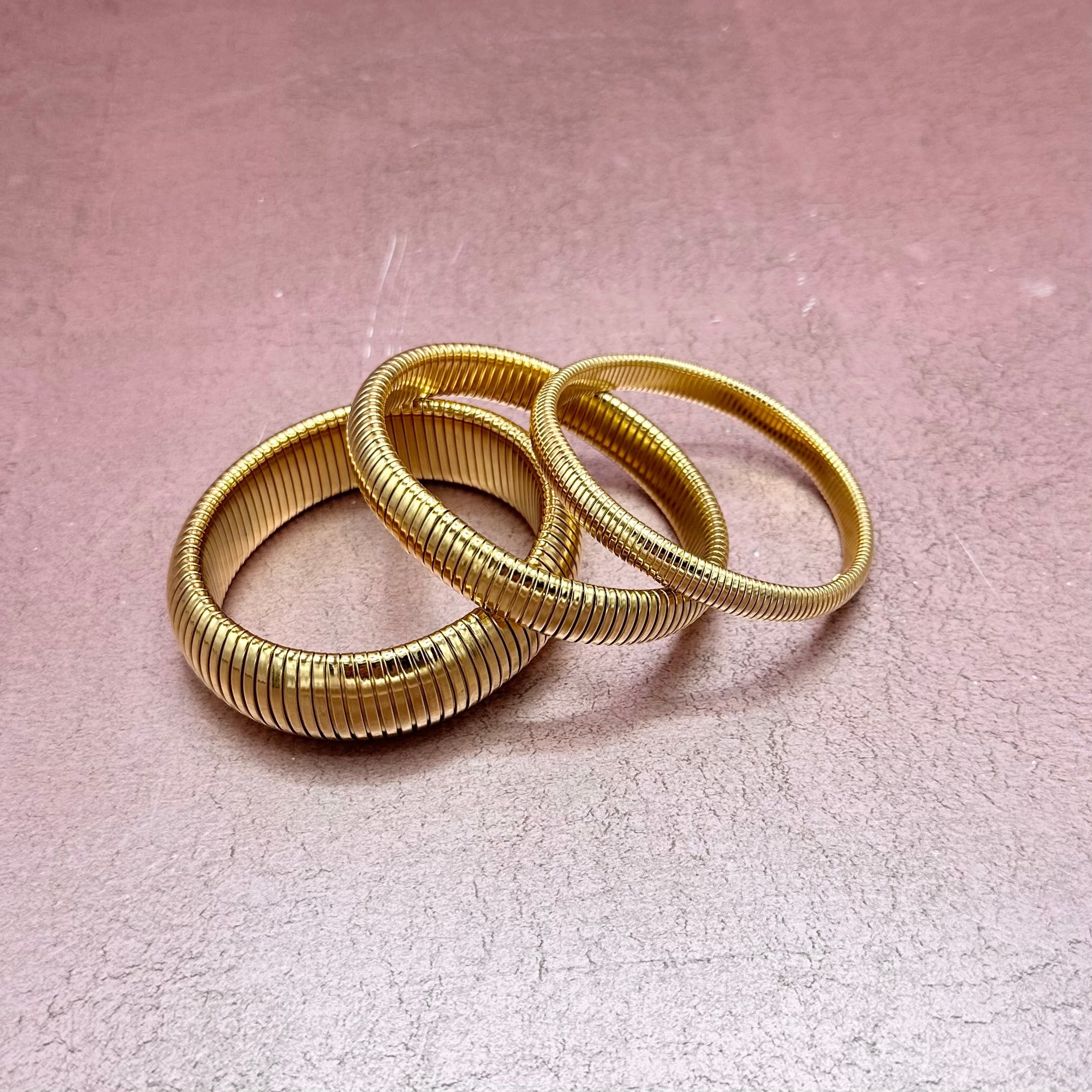 Gold Watchband Bracelet