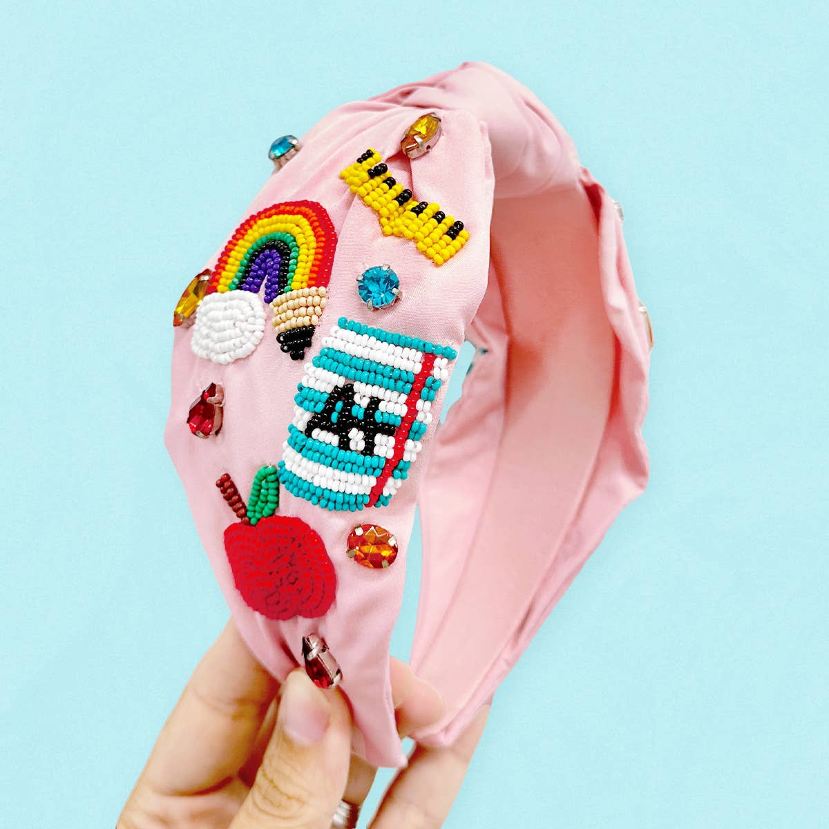 Teacher Life Beaded Headband