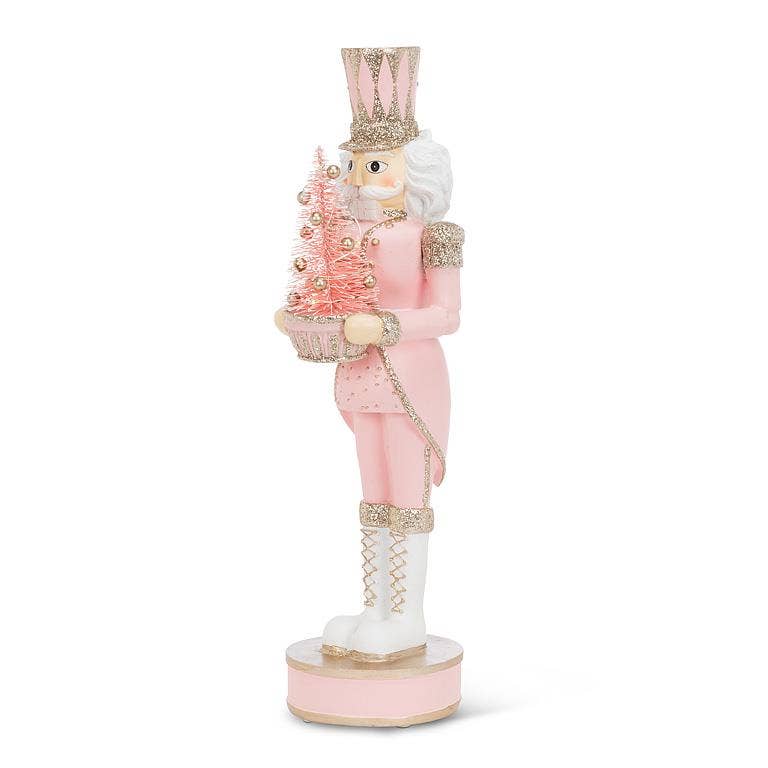 Pink Nutcracker w/ LED Tree
