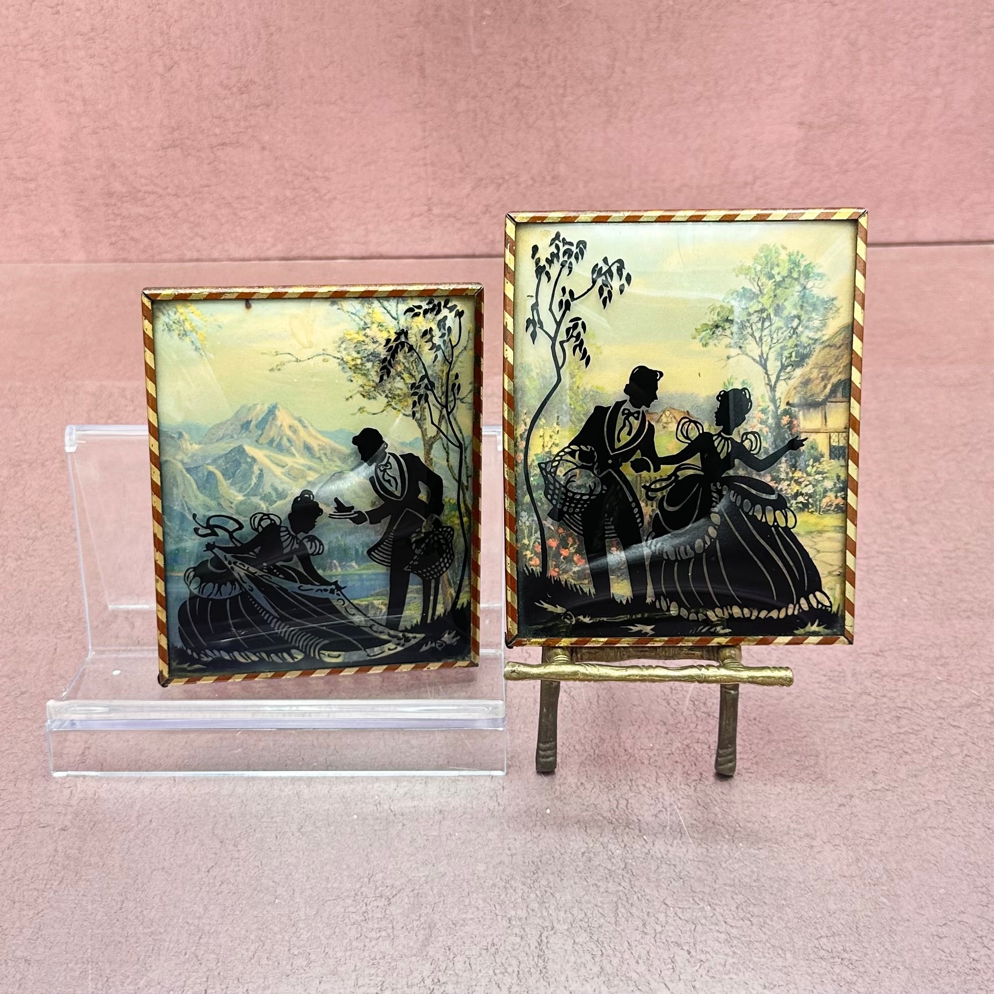 Convex Glass Silhouette Art