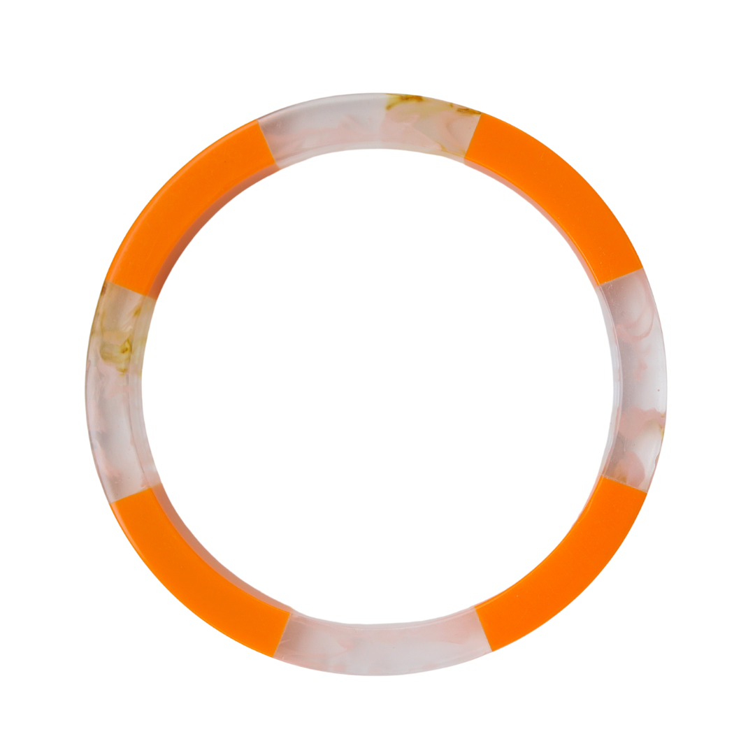 Luna Waterproof Bangle - Tangerine Orange