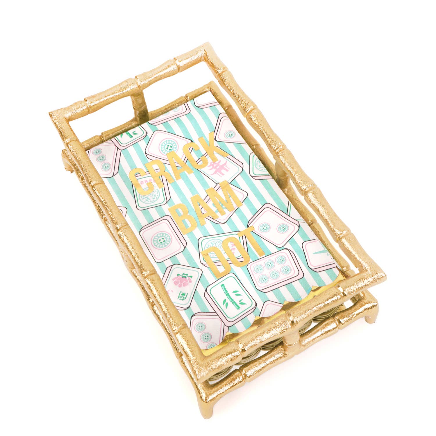 Mahjong Stripe Paper Guest Towel Pack