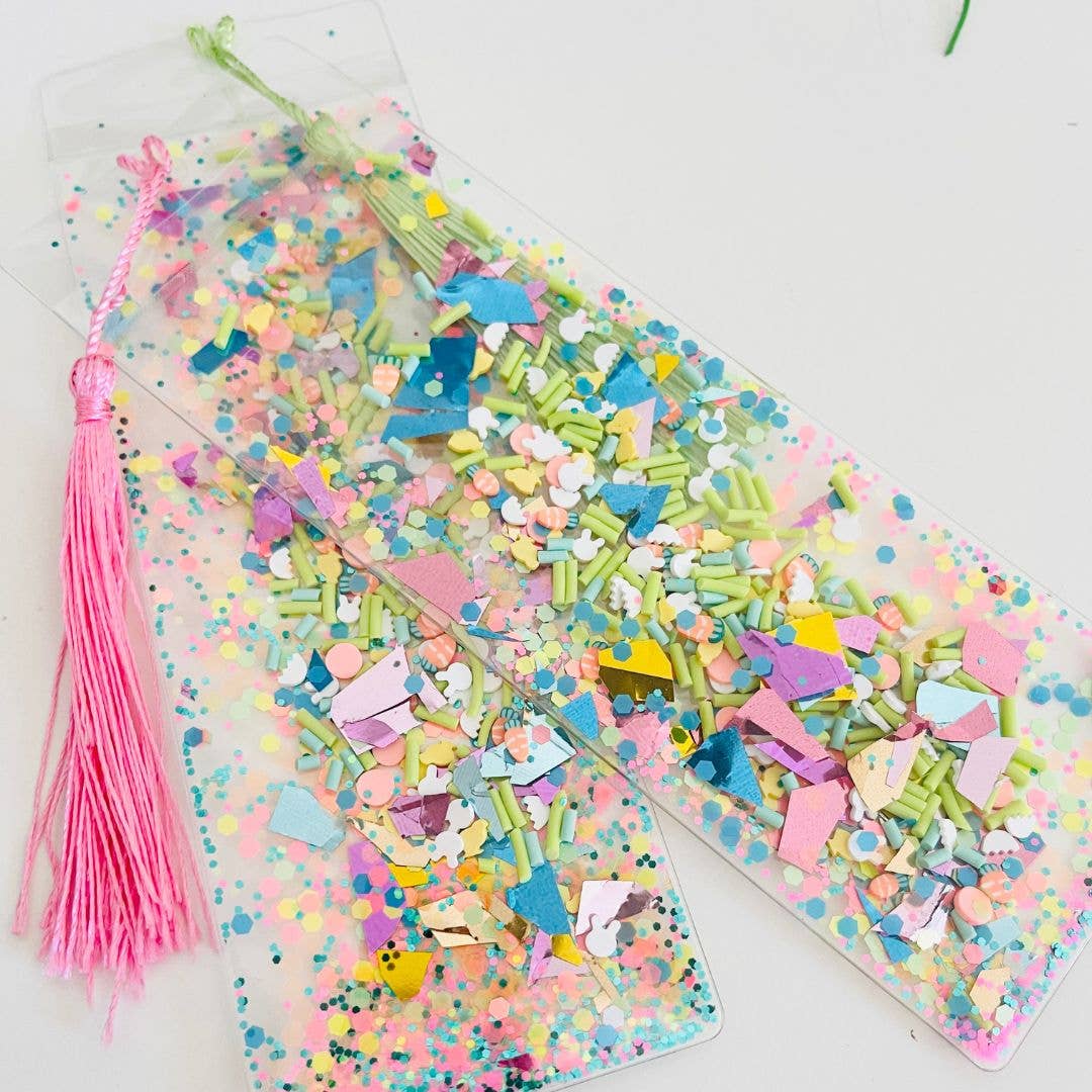 Easter Glitter Shaker Bookmark