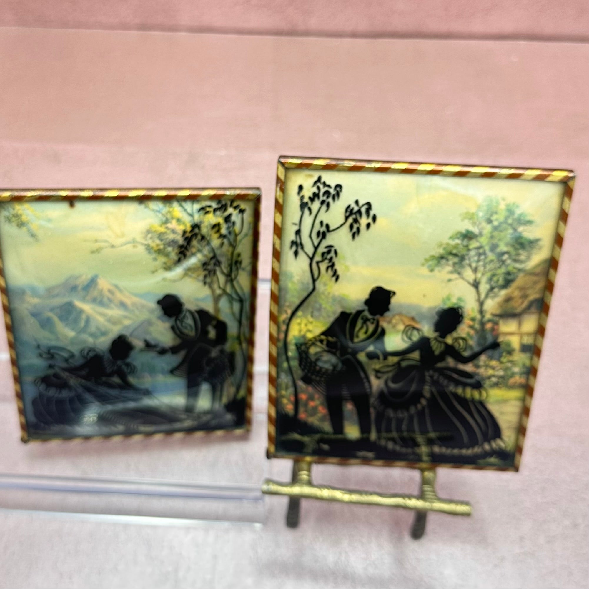 Convex Glass Silhouette Art