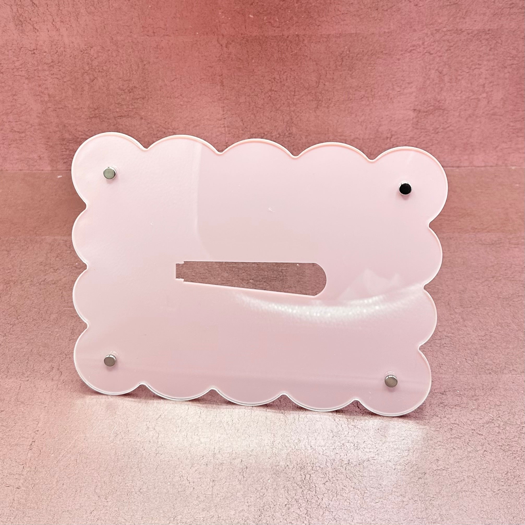 Light Pink Acrylic Photo Frame 4x6