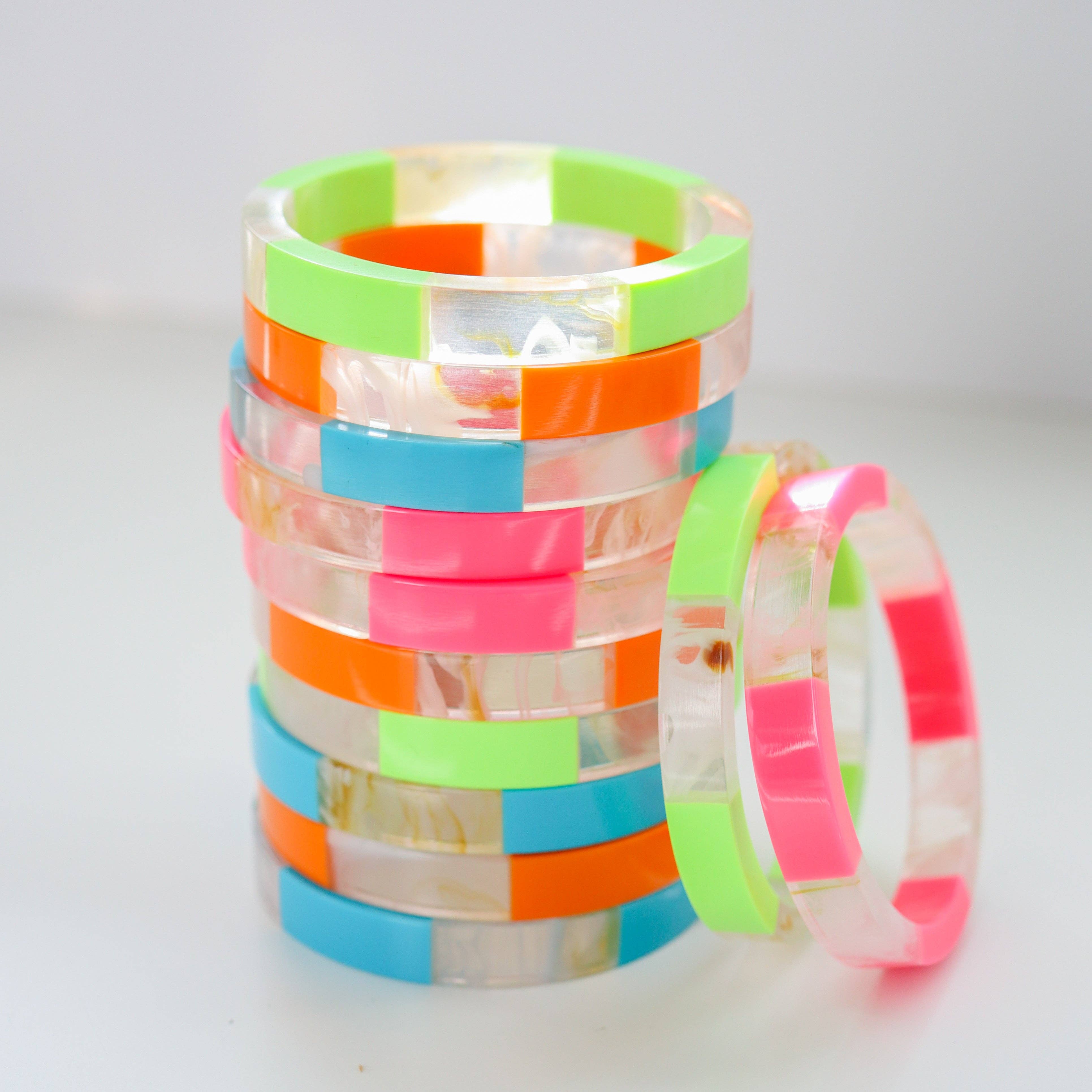 Luna Waterproof Bangle - Tangerine Orange
