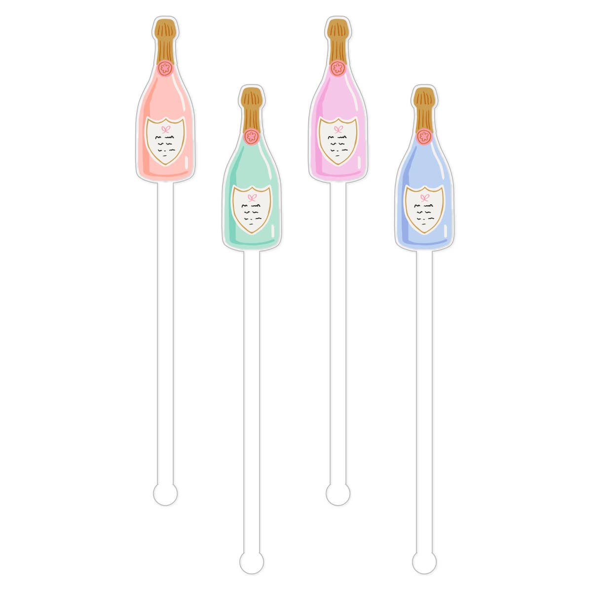 Champagne Bottle Stir Sticks
