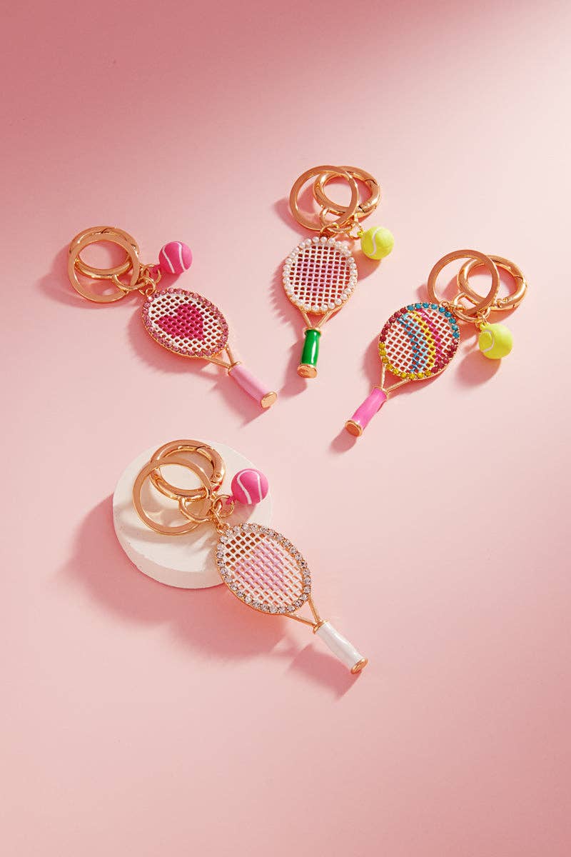 Tennis Racket Keychain