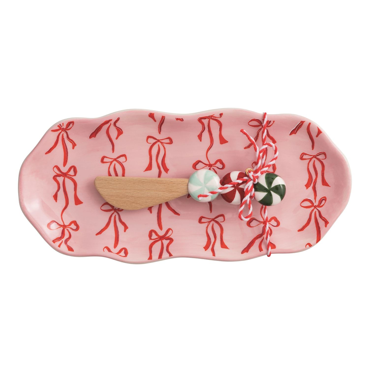 Christmas Everything Dish Set Bow