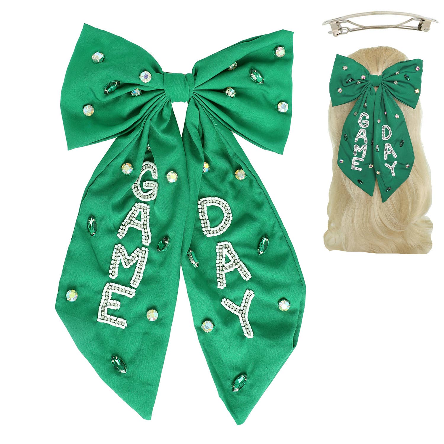 Game Day Beaded Bow