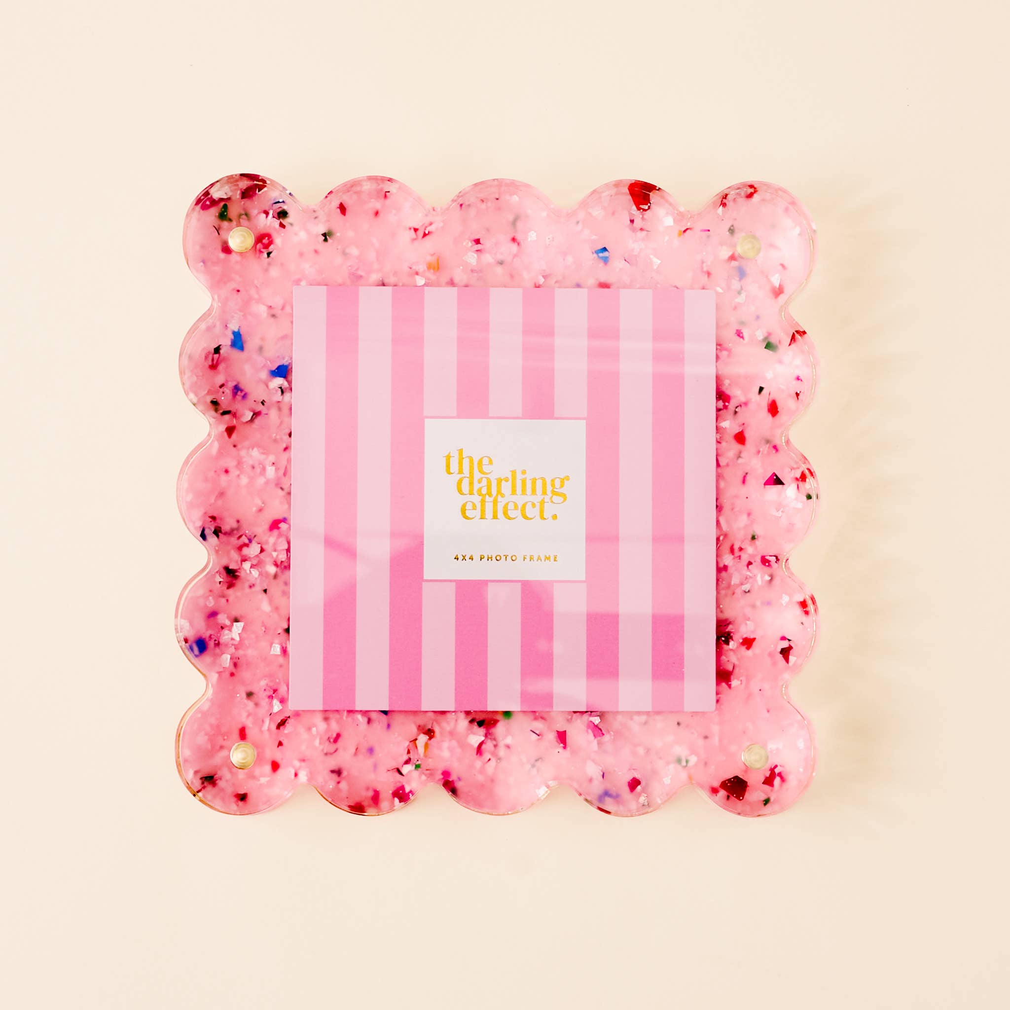 Square Scalloped Acrylic Frame
