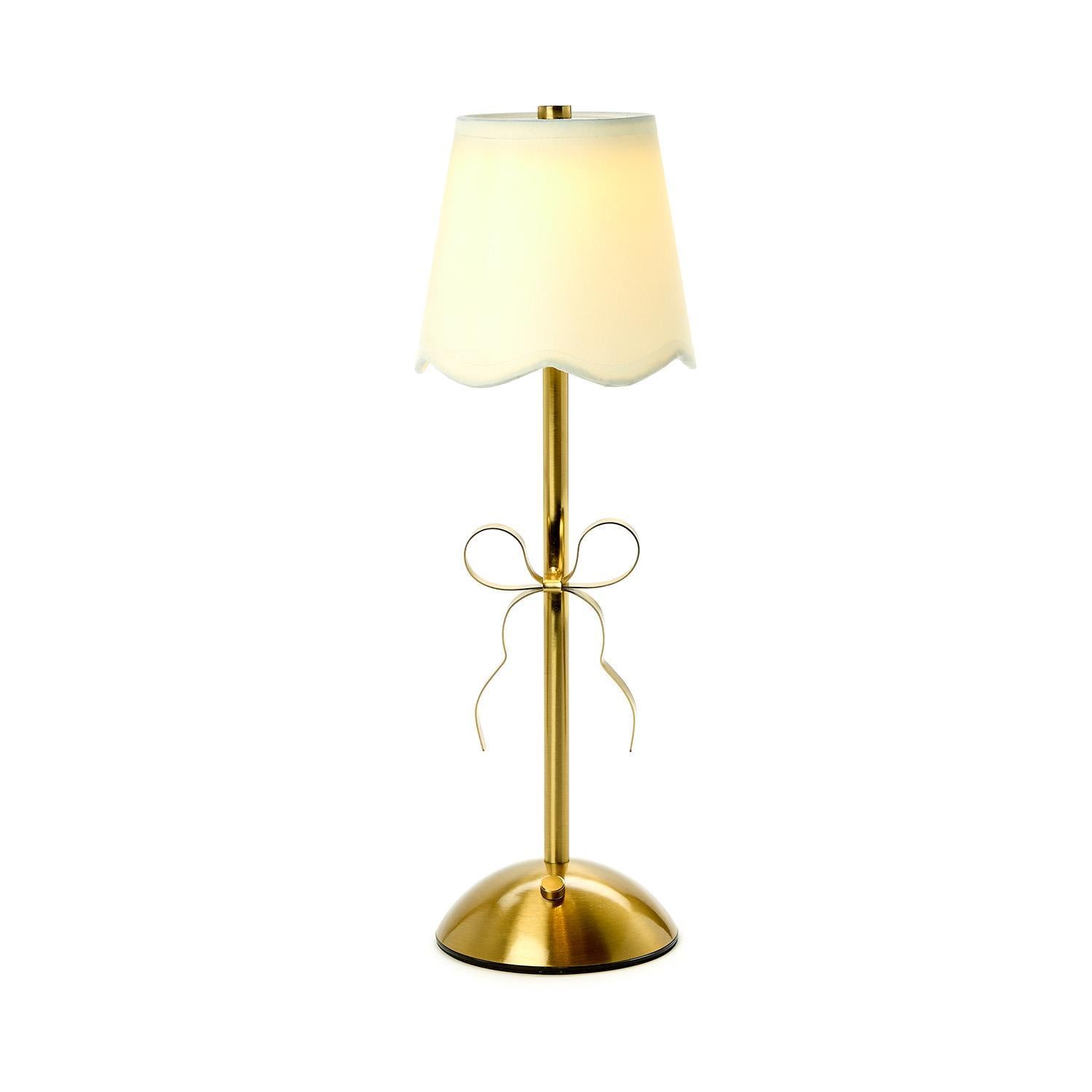 Gold Bow Lamp