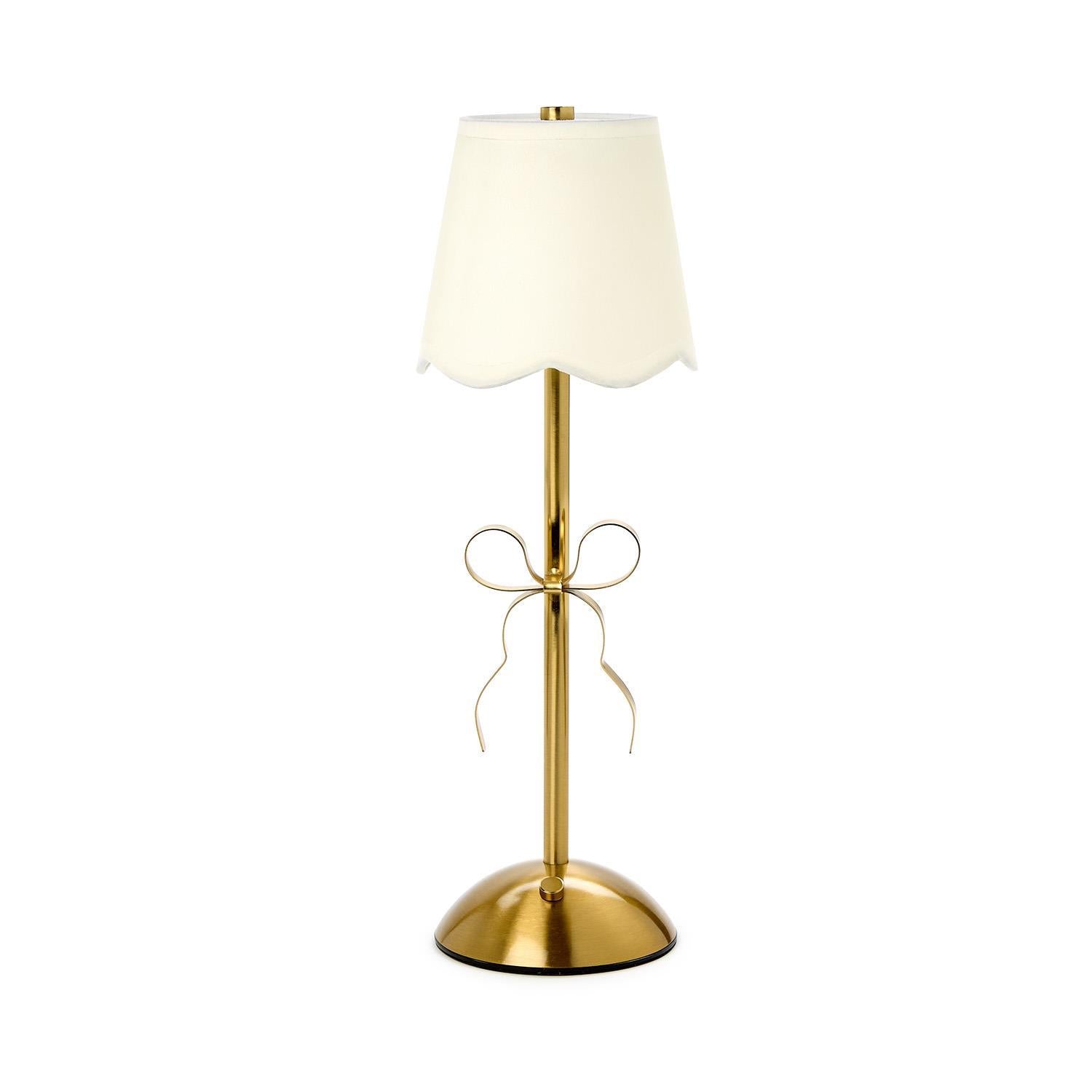 Gold Bow Lamp