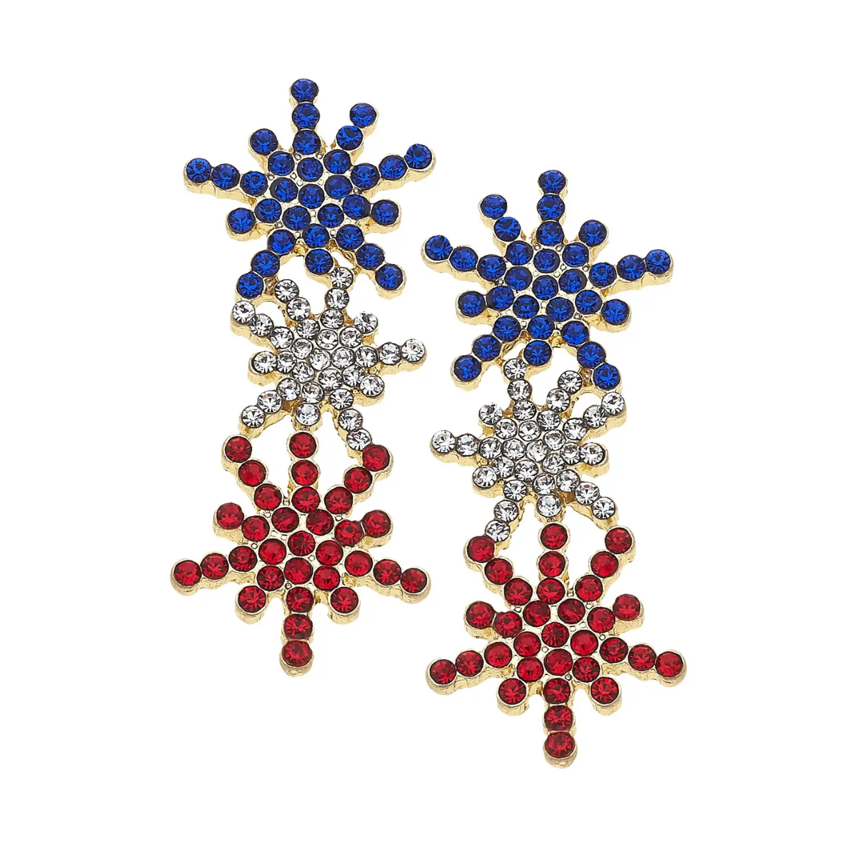 Firework Show Pave Earrings