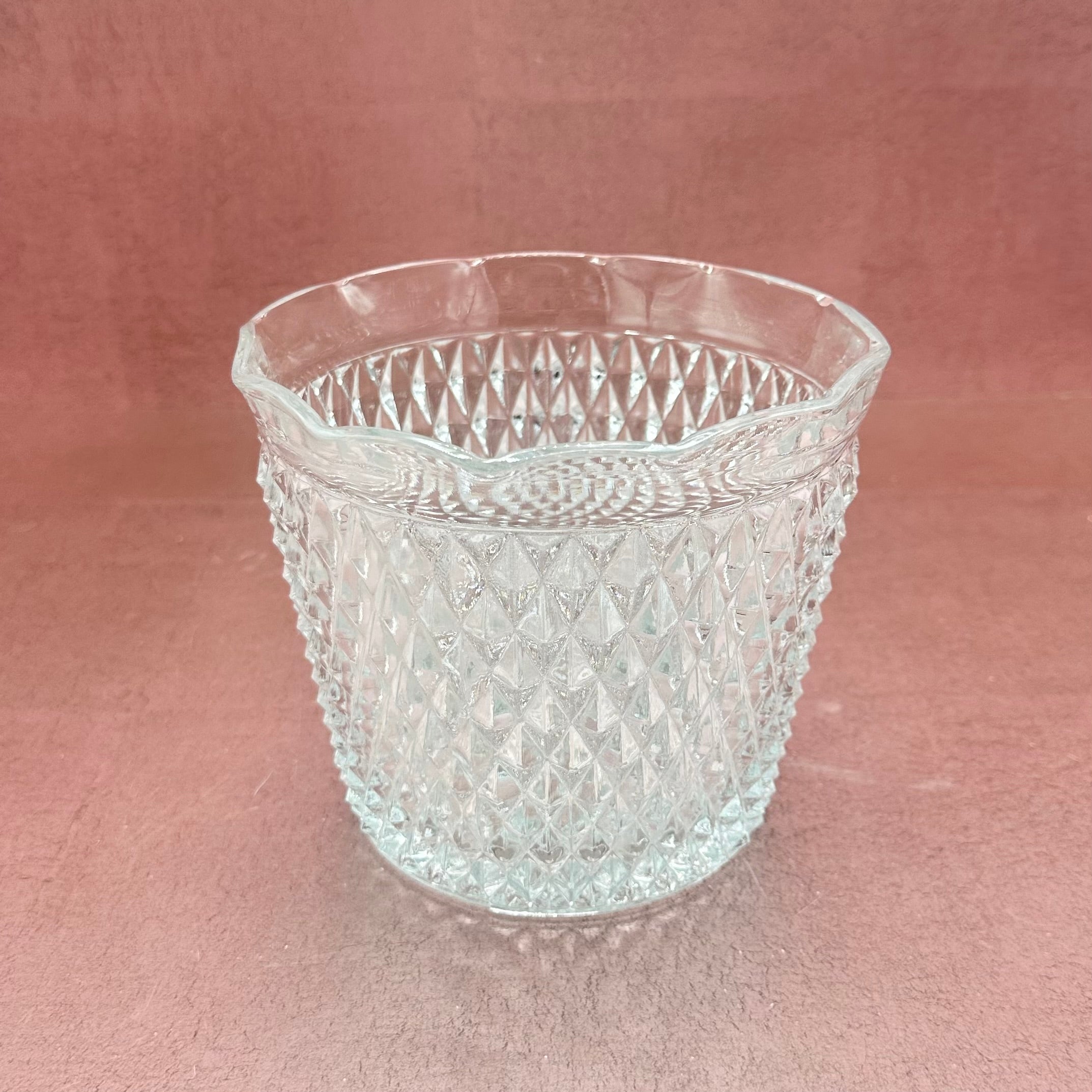 Indiana Glass Cut Ice Bucket
