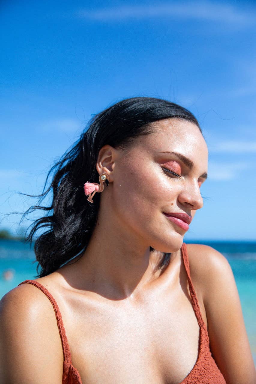 Flamingo Stud Earrings