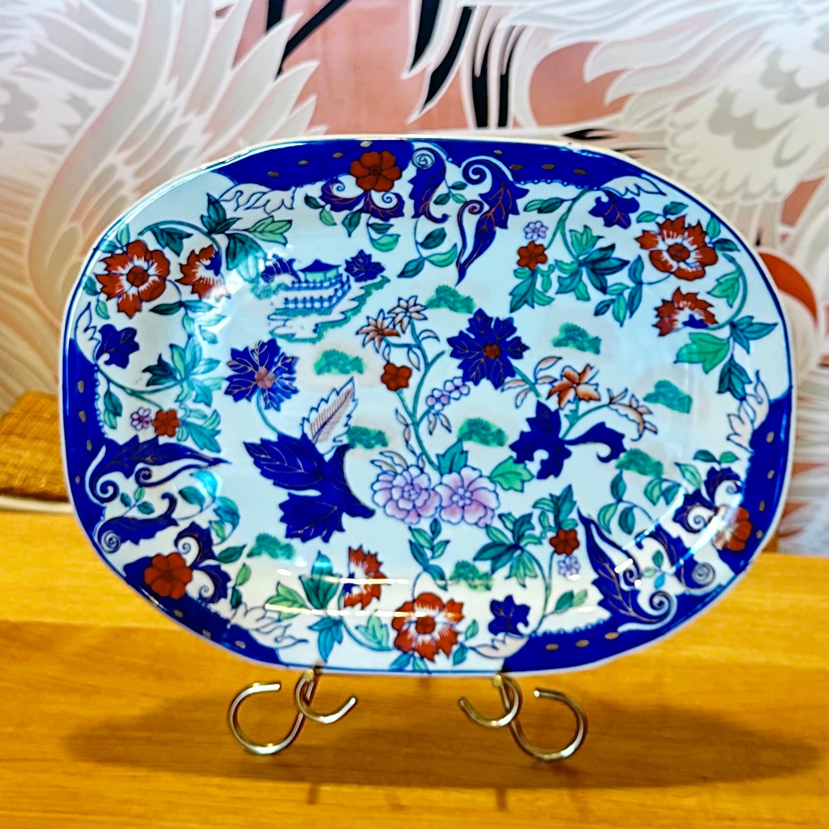Large Ironstone Serving Platter Rectangle