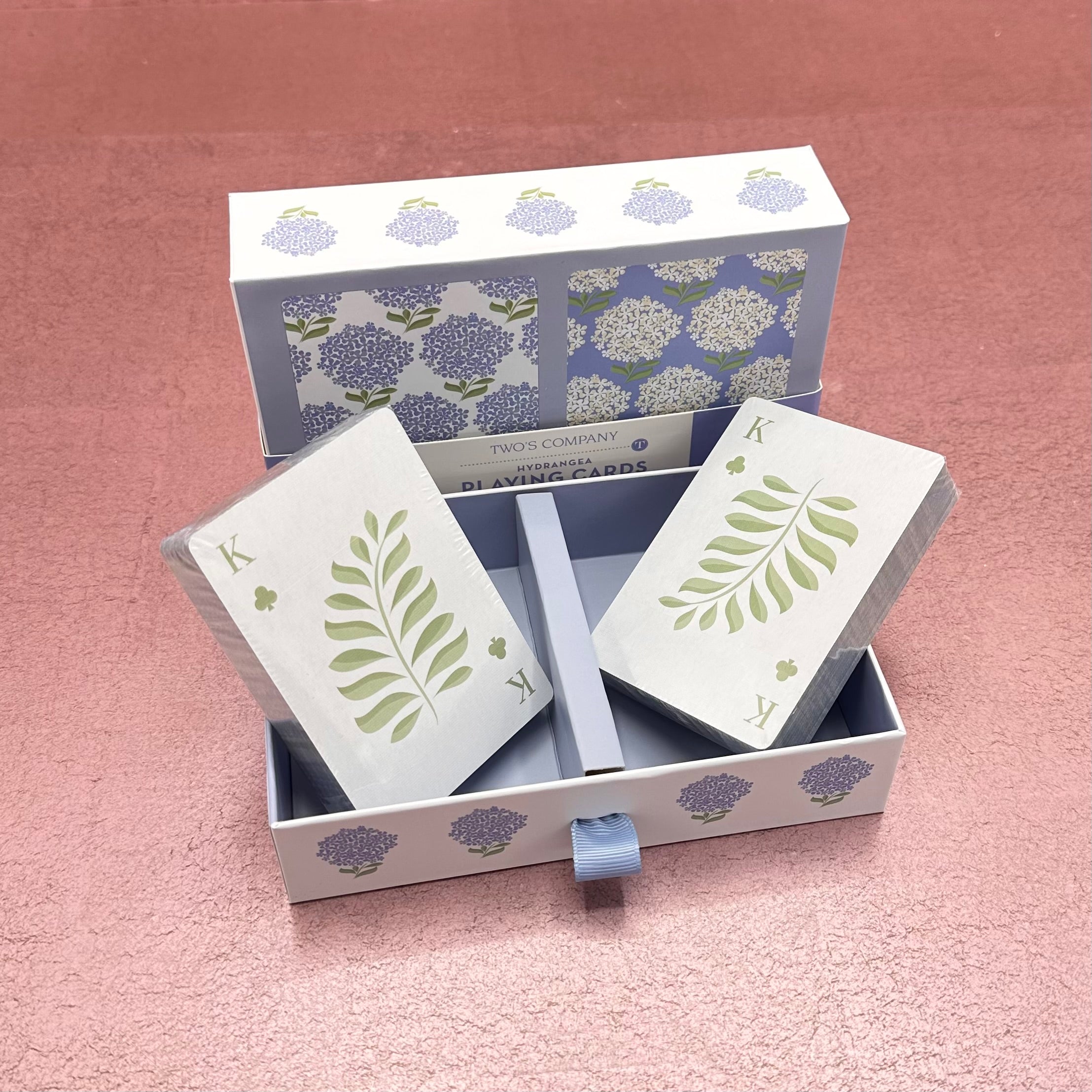 Hydrangea Double Deck Playing Cards
