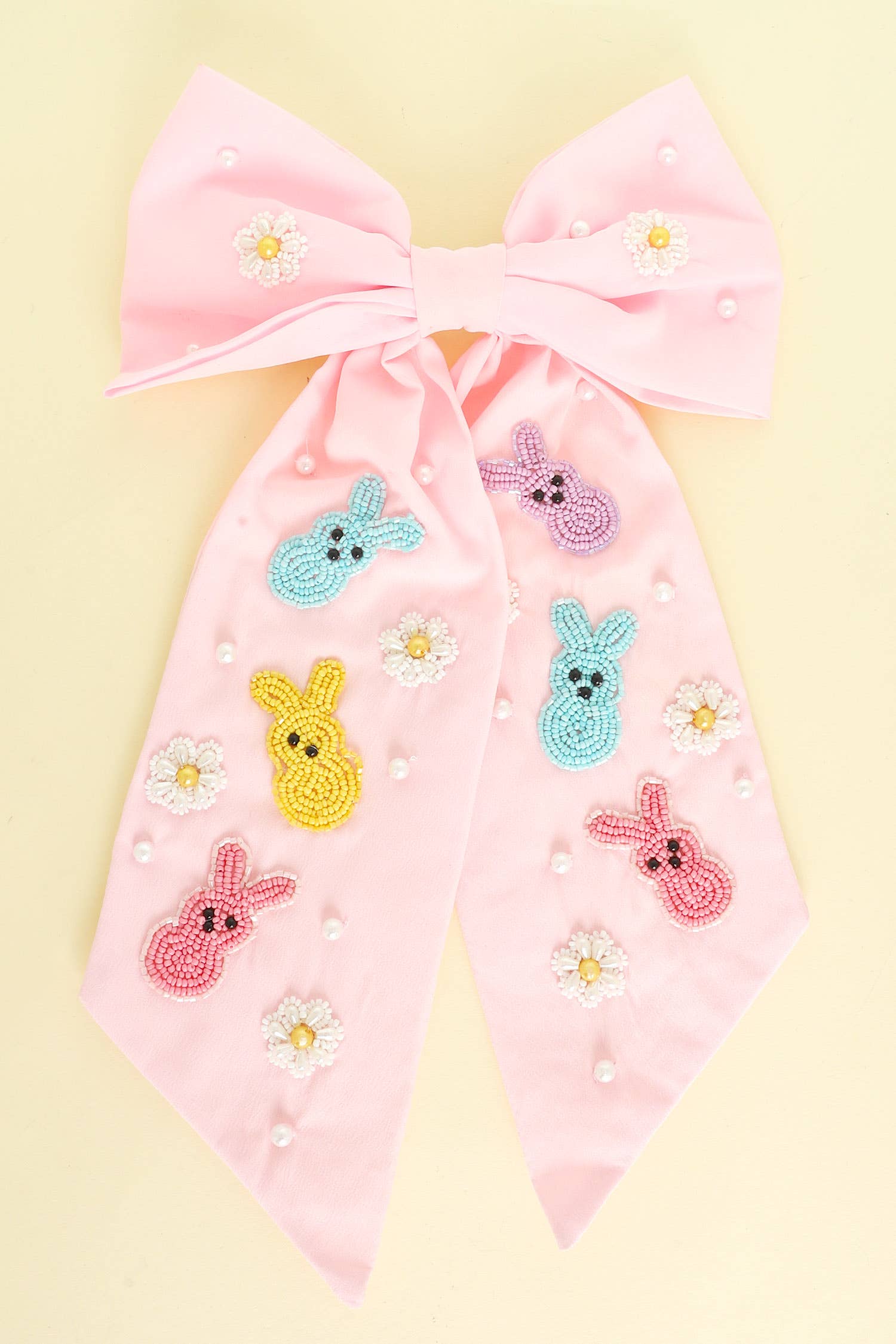Easter Bunny Bow Hair Clip