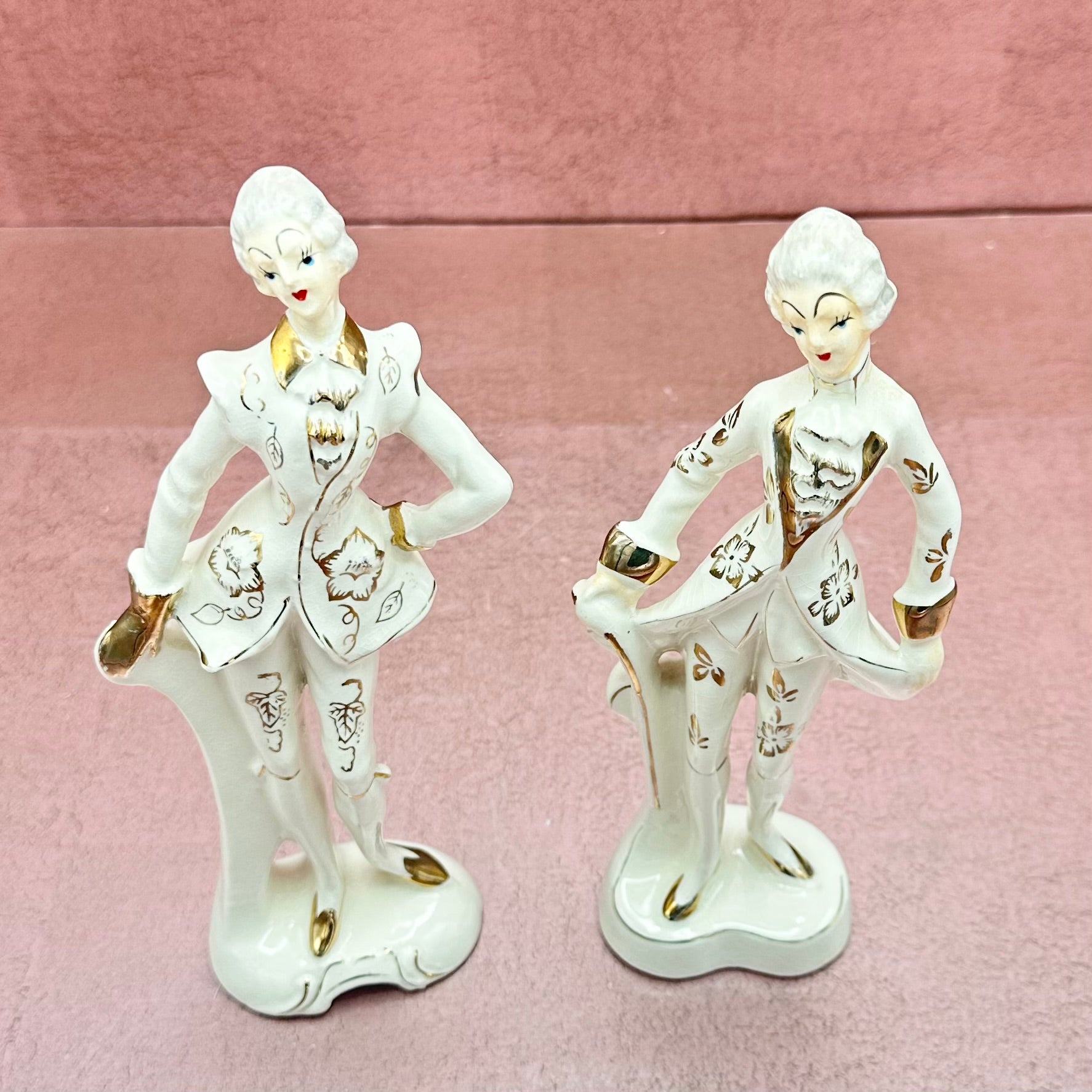 Porcelain French Aristocrat Statue