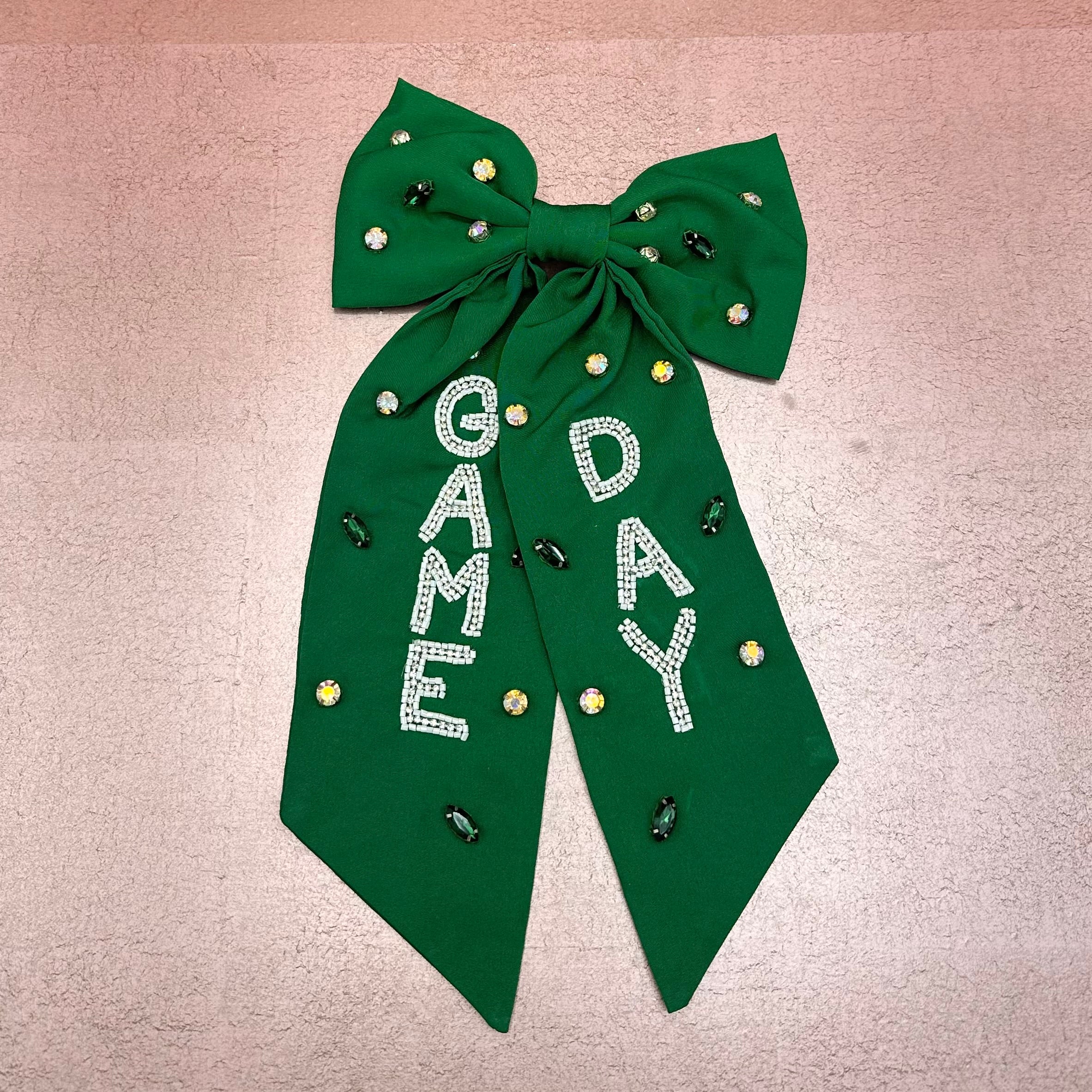 Game Day Beaded Bow