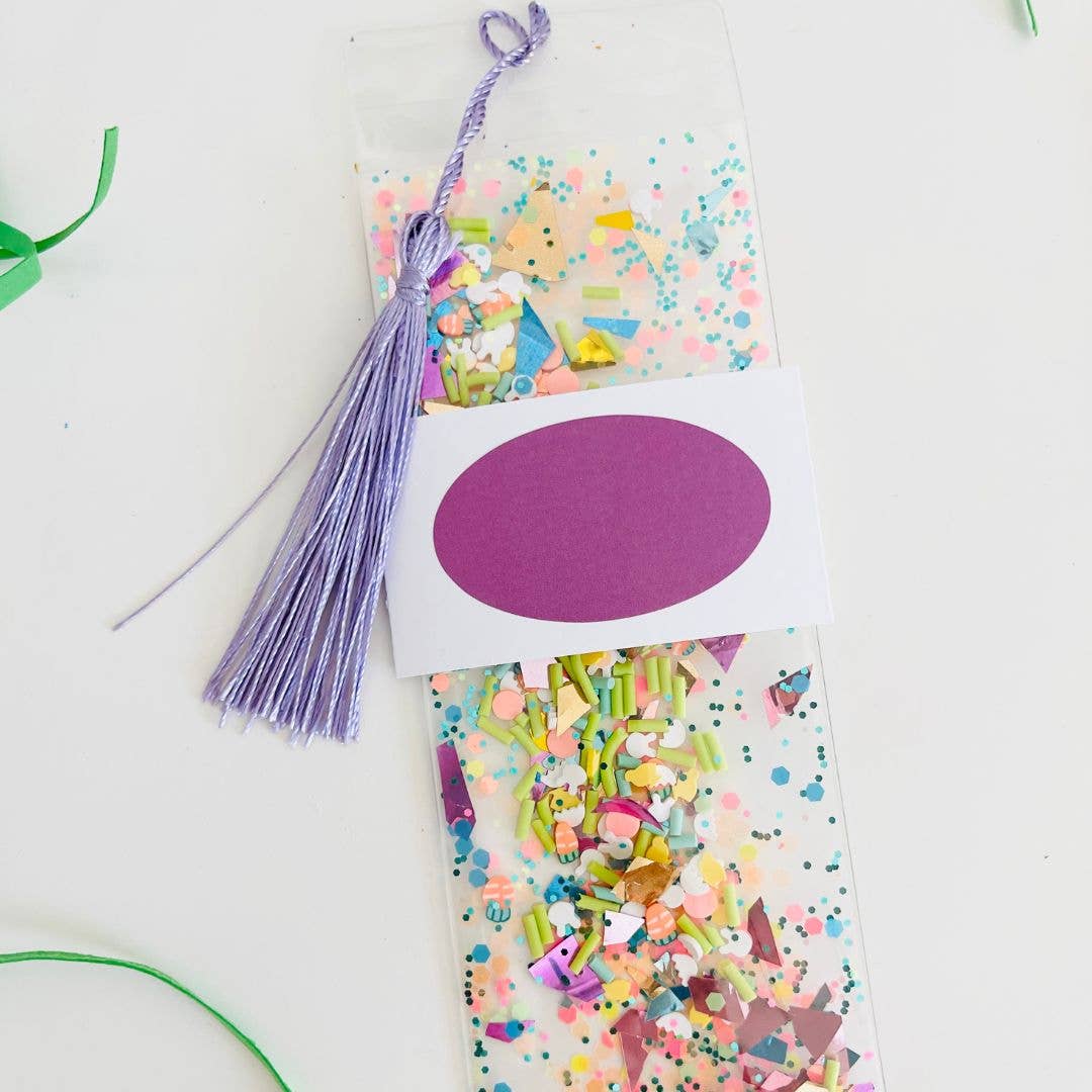 Easter Glitter Shaker Bookmark