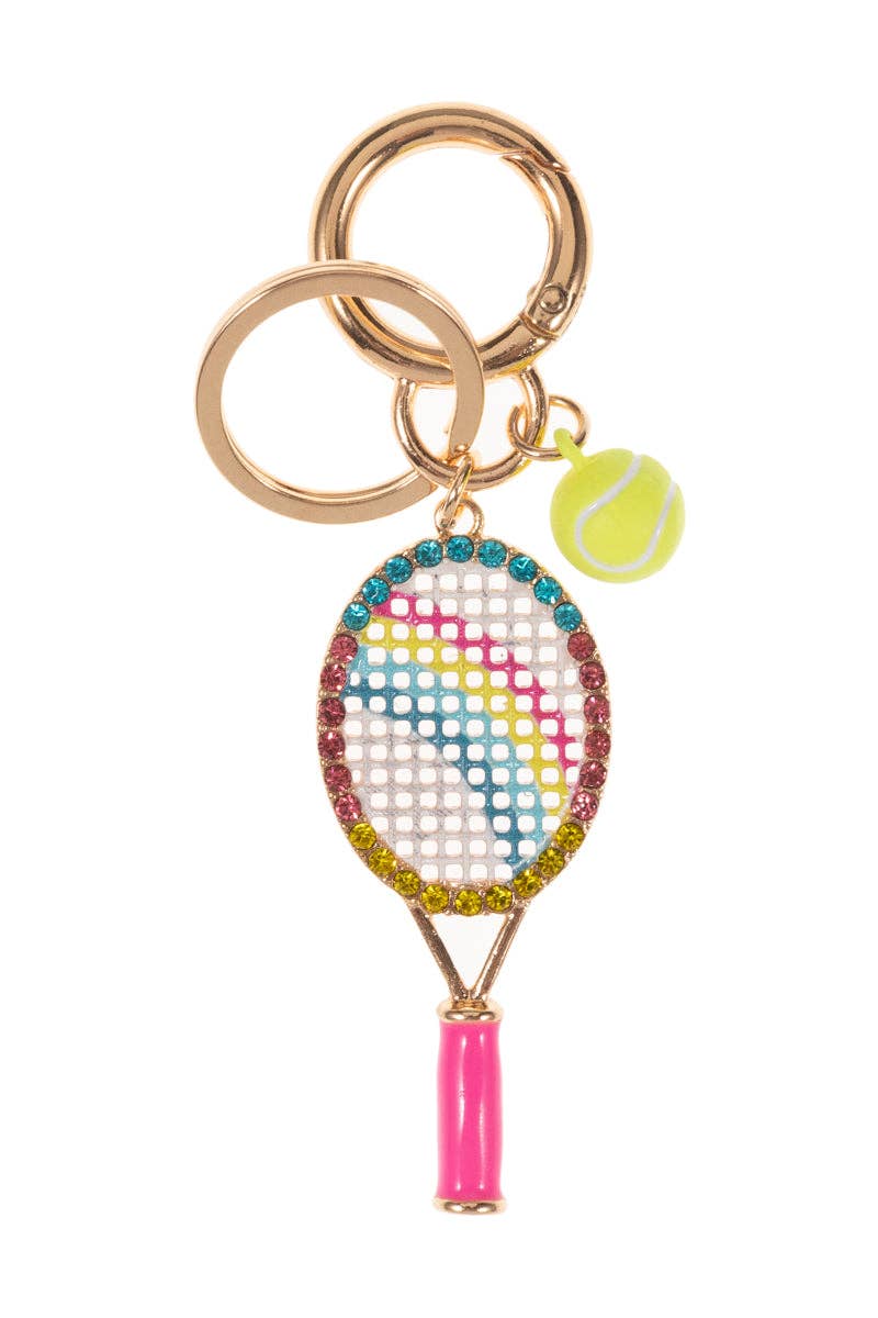 Tennis Racket Keychain