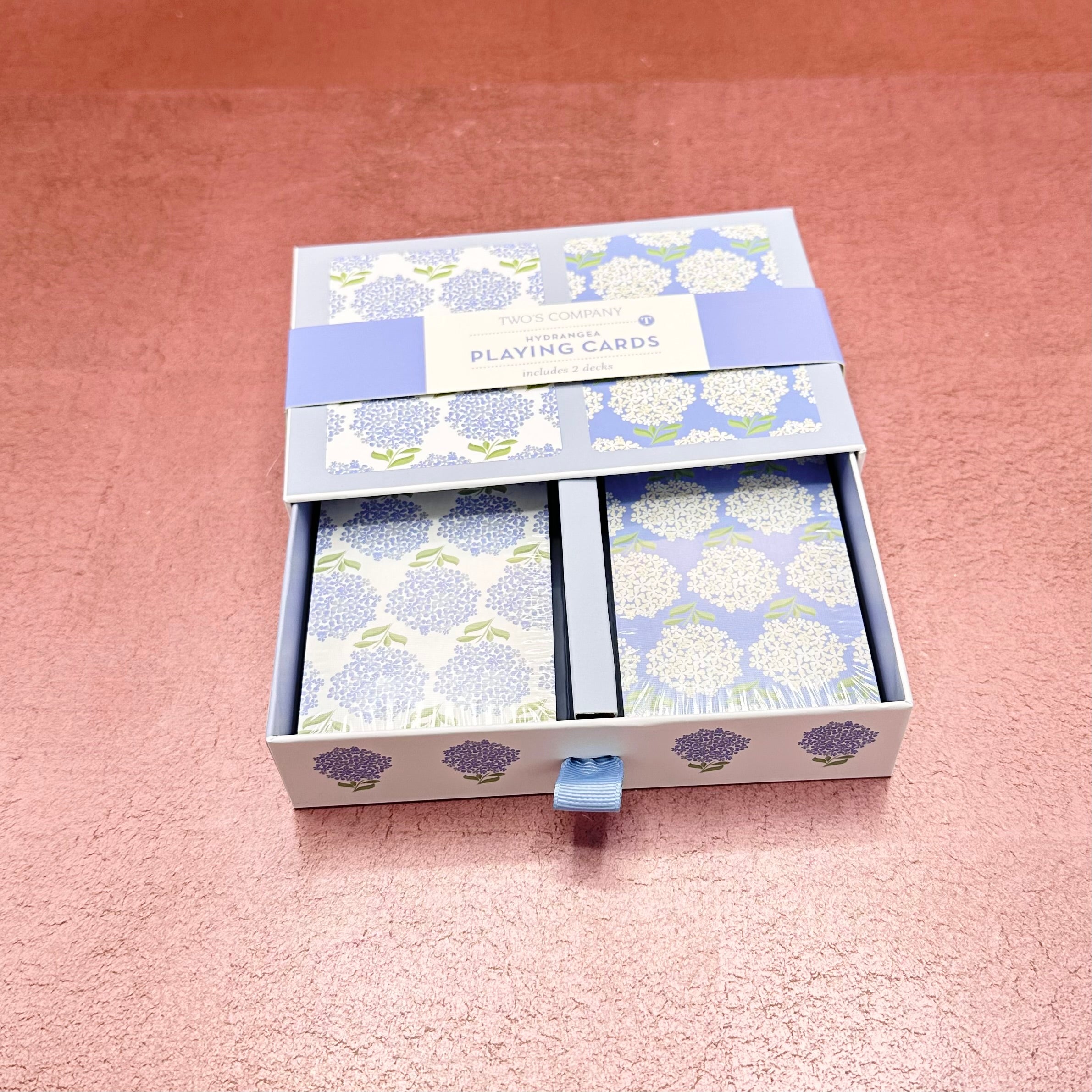 Hydrangea Double Deck Playing Cards