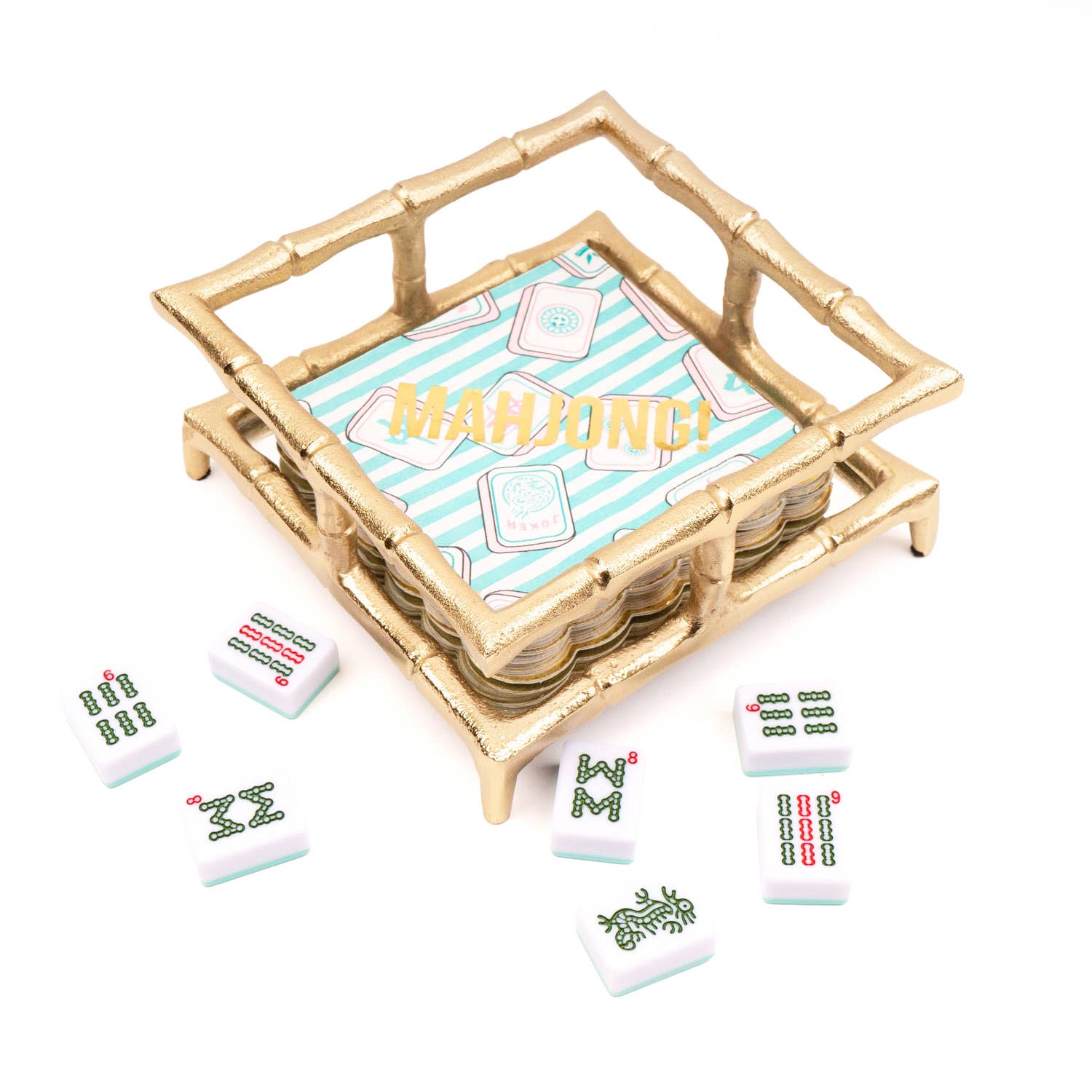 Mahjong Stripe Cocktail Napkin