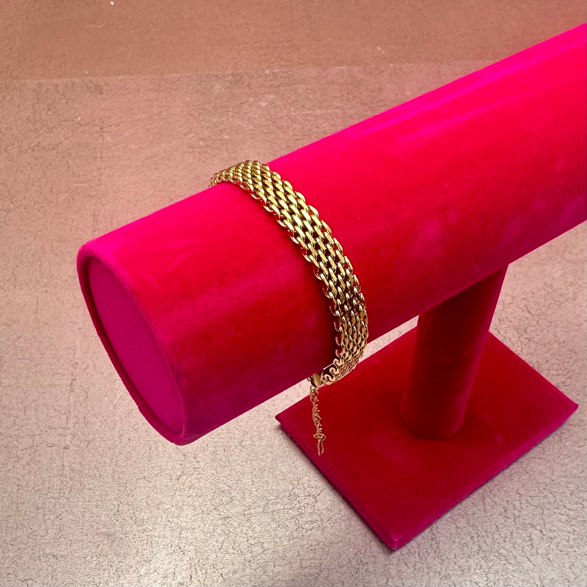 Mesh Gold Bracelet