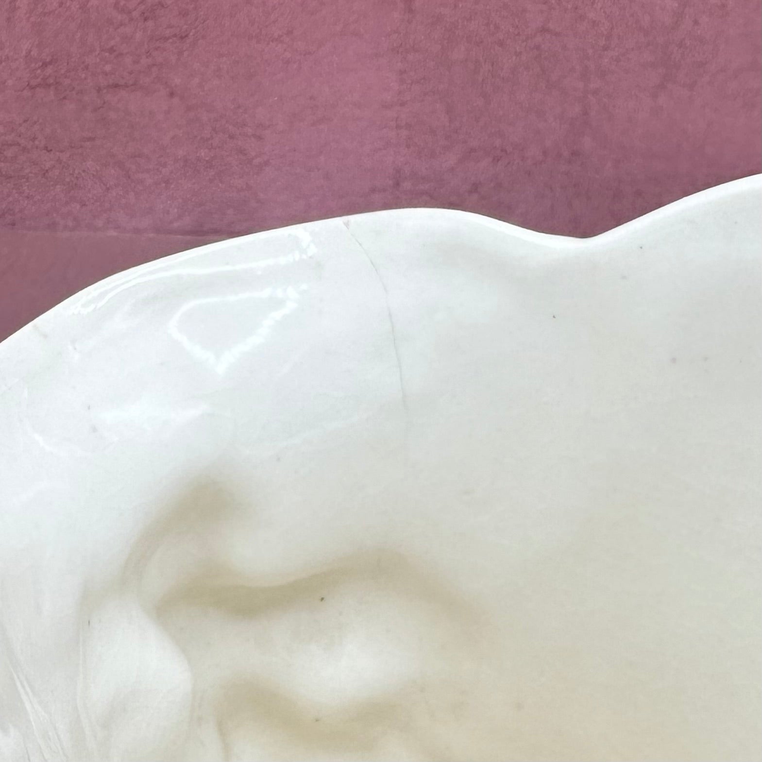 Hull Pink Crane Vase w/ Hibiscus