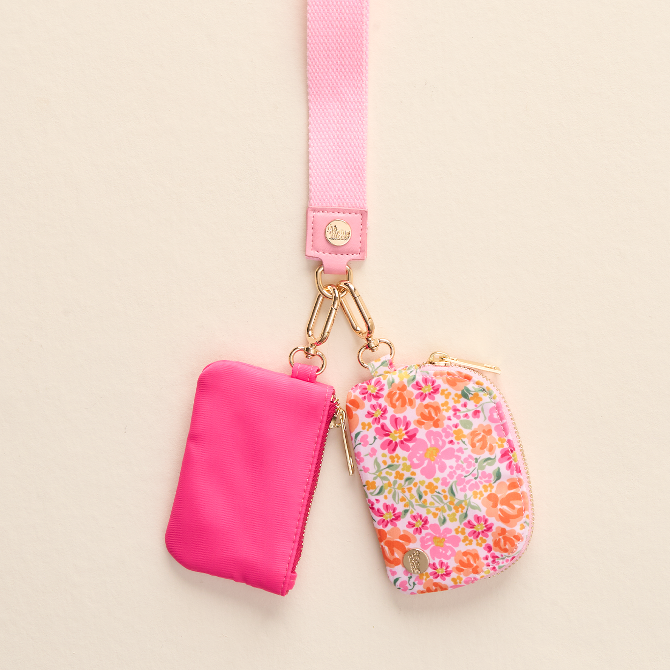 Dynamic Duo Pouch Wristlet-Secret Garden