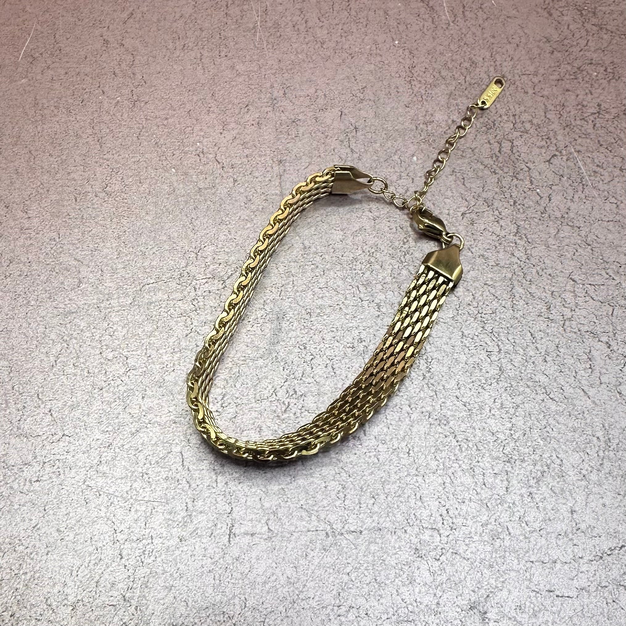 Mesh Gold Bracelet