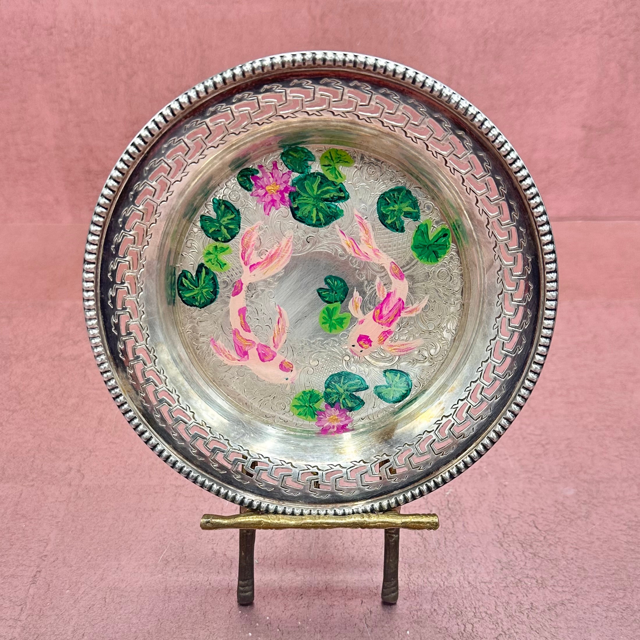 Vintage Painted Bottle Coaster