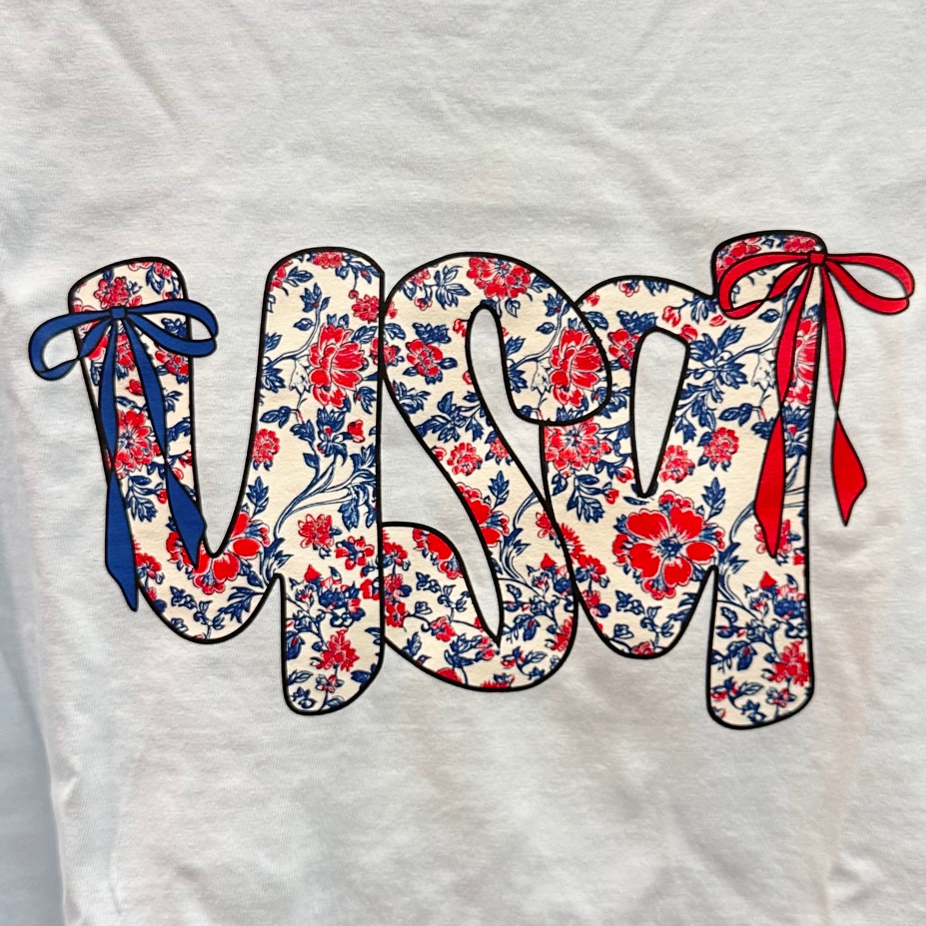 Preppy USA Cropped T-shirt