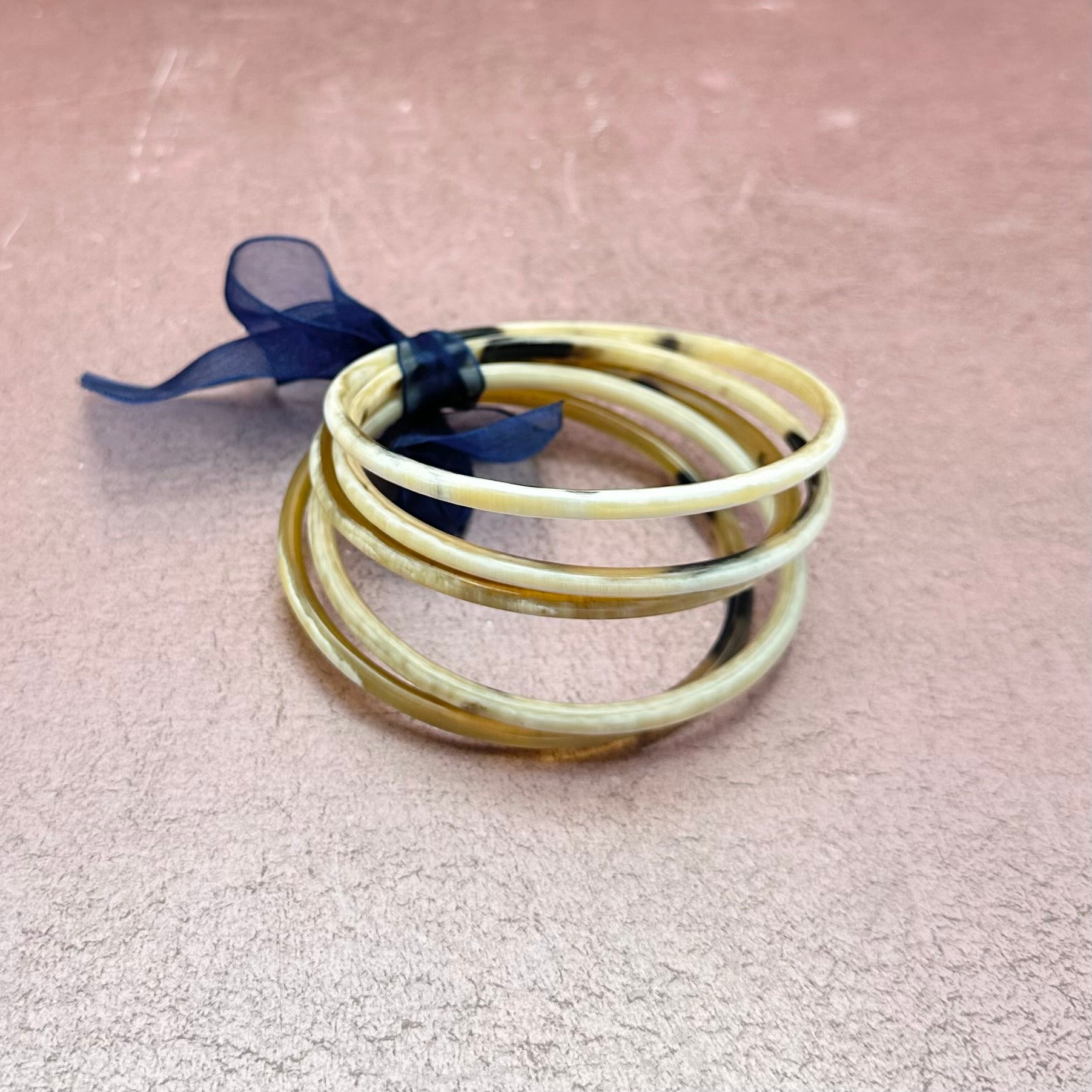 Buffalo Horn Bangles Stack