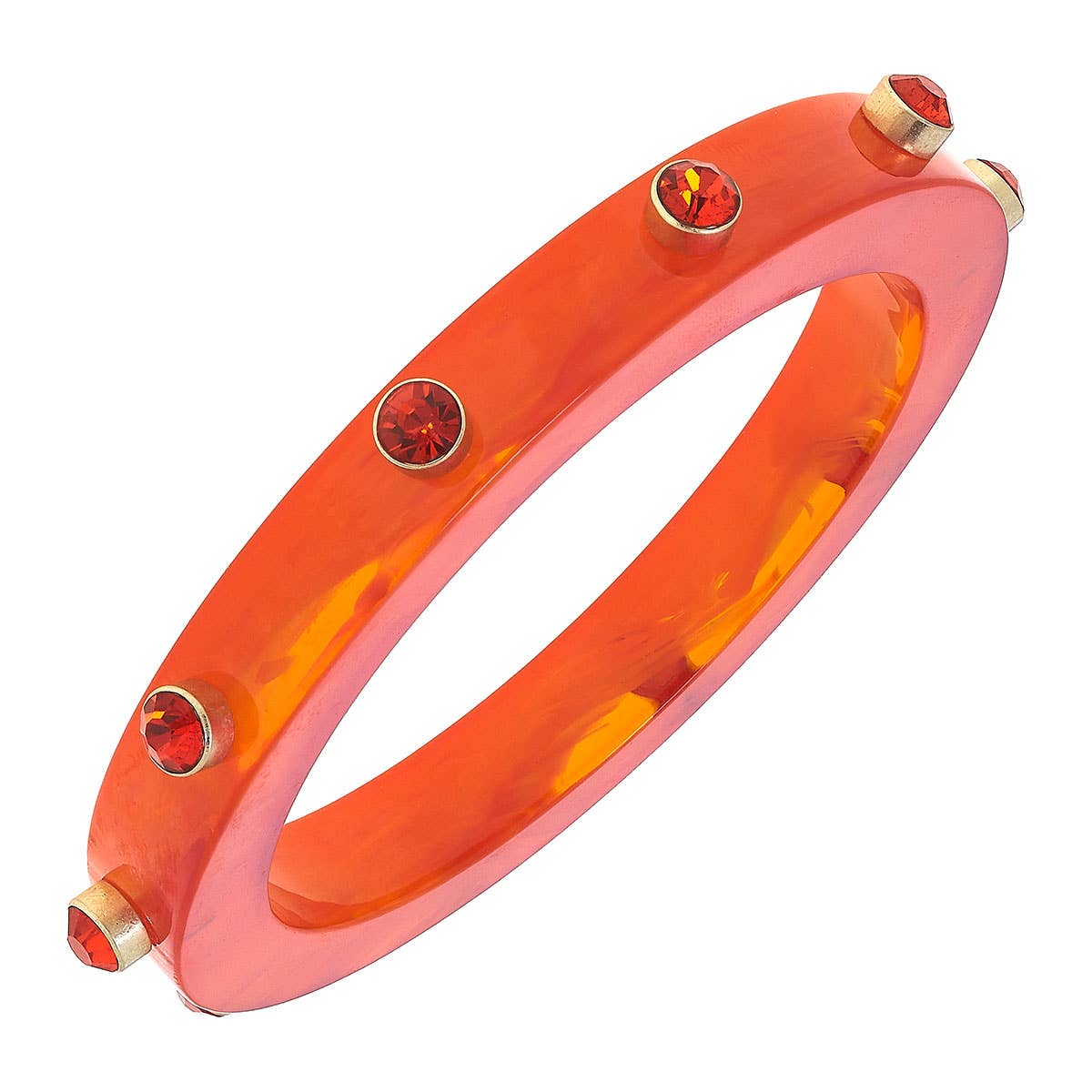Renee Resin and Rhinestone Bangle