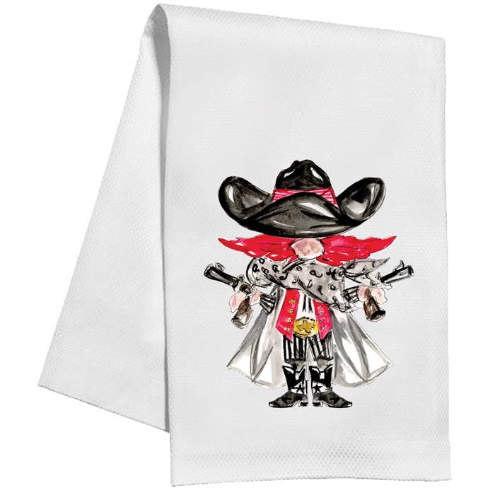 Red & Black Raider Kitchen Towel