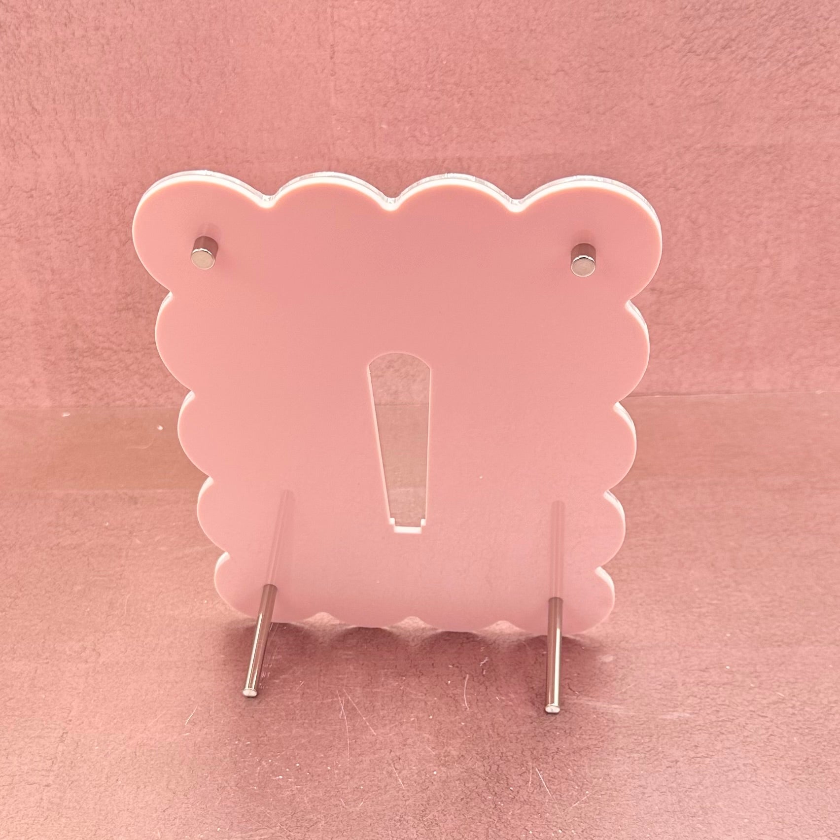 Light Pink Acrylic Photo Frame 4x6