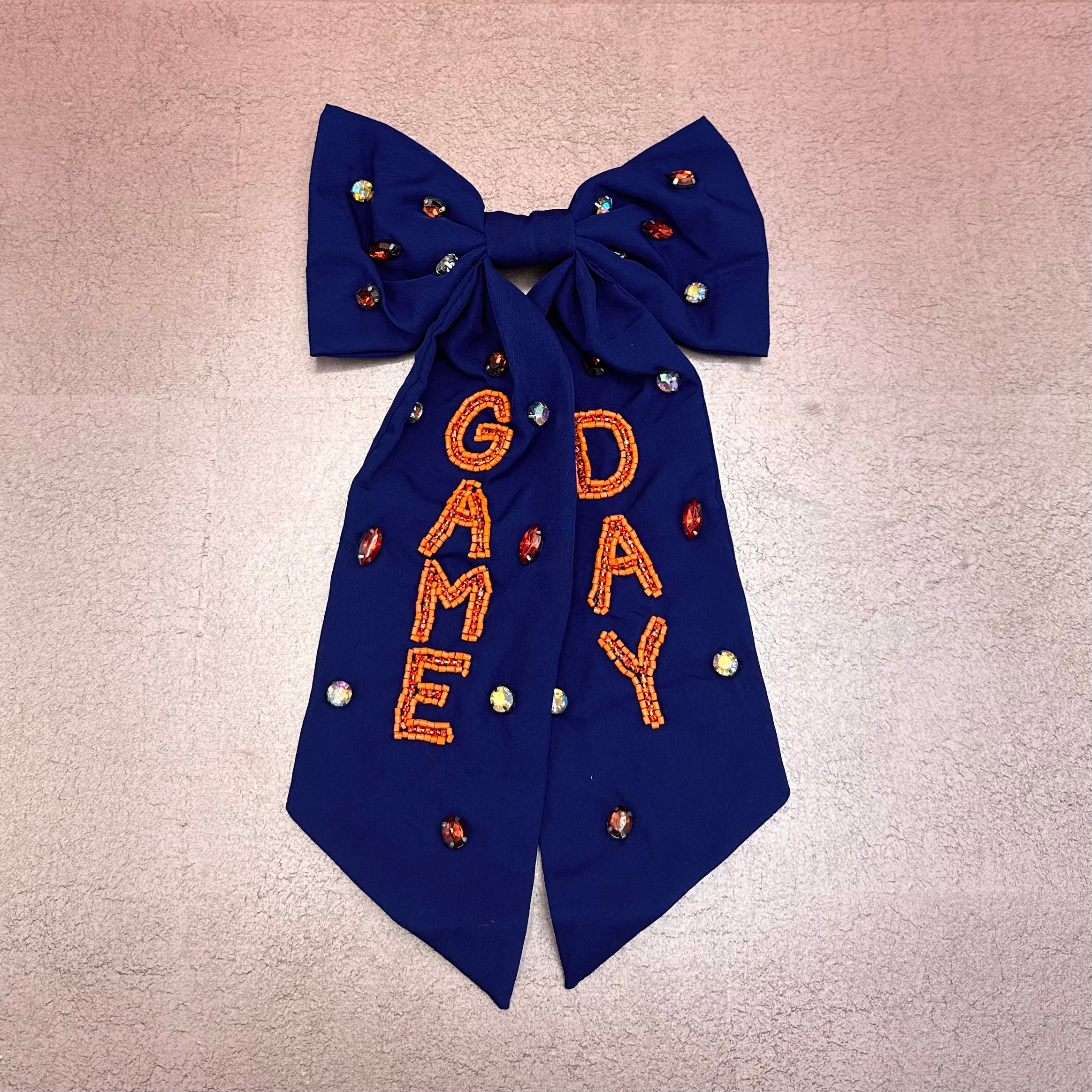 Game Day Beaded Bow