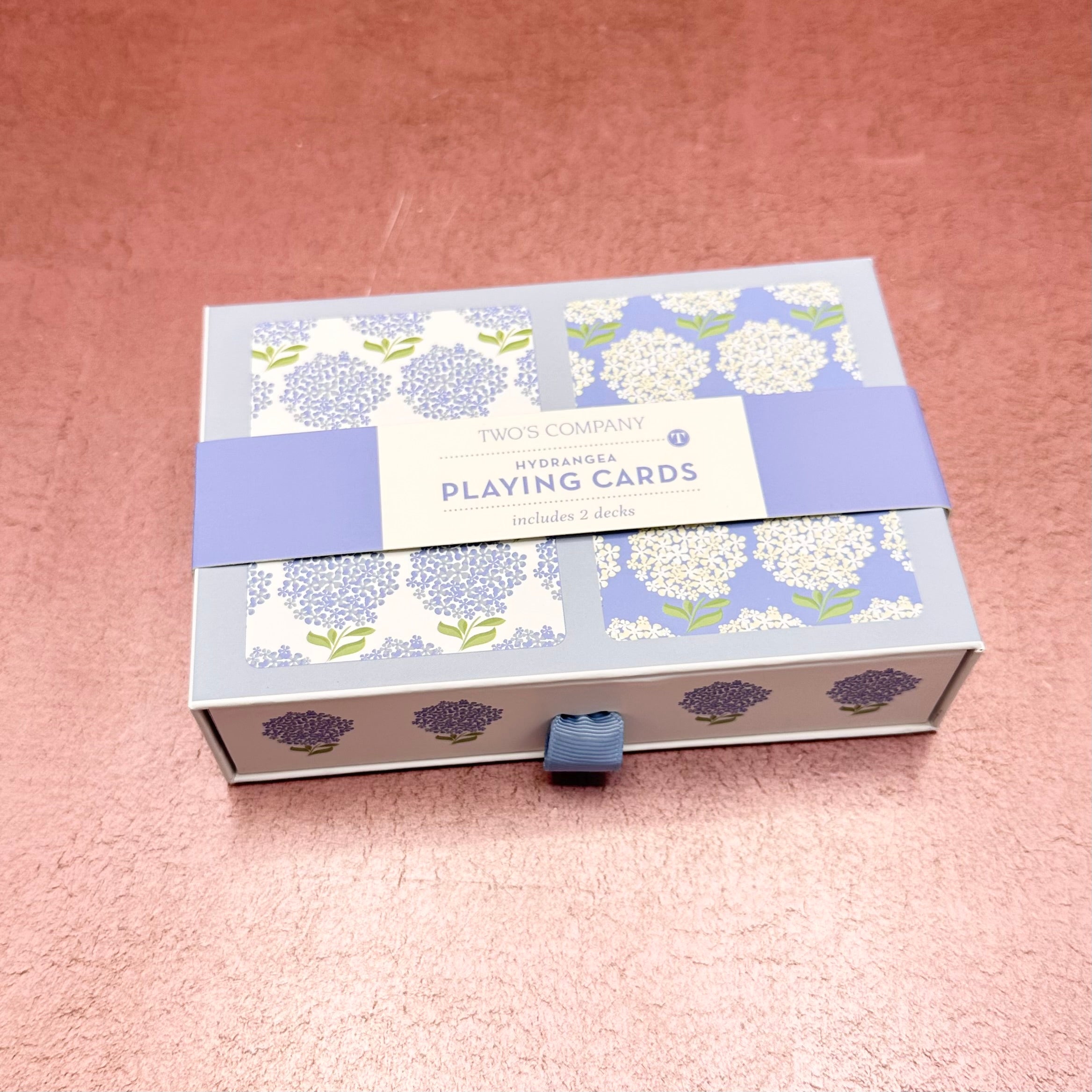 Hydrangea Double Deck Playing Cards