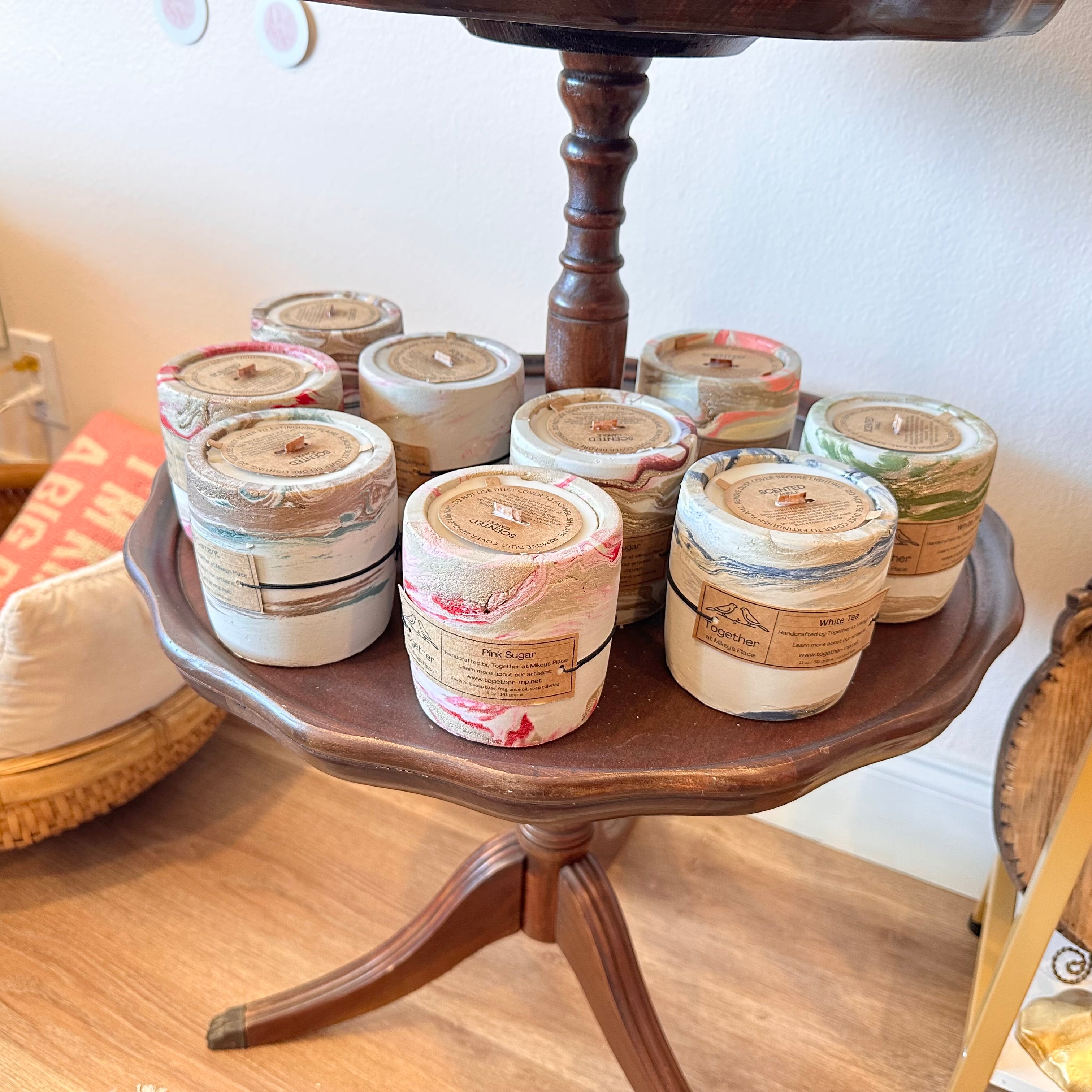 Together at Mikey’s Place Candle White Tea