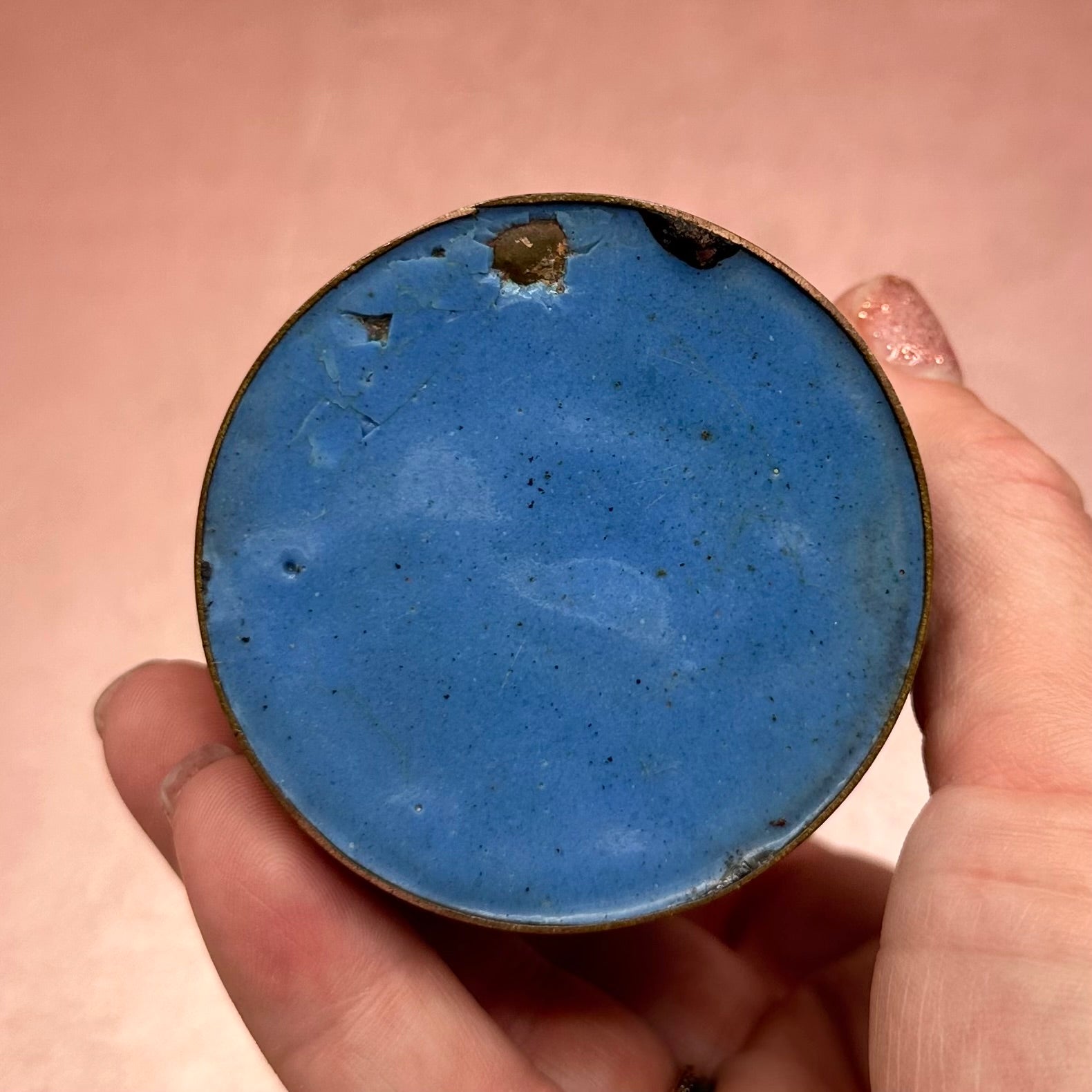 Cloisonné Lidded Enamel Jar