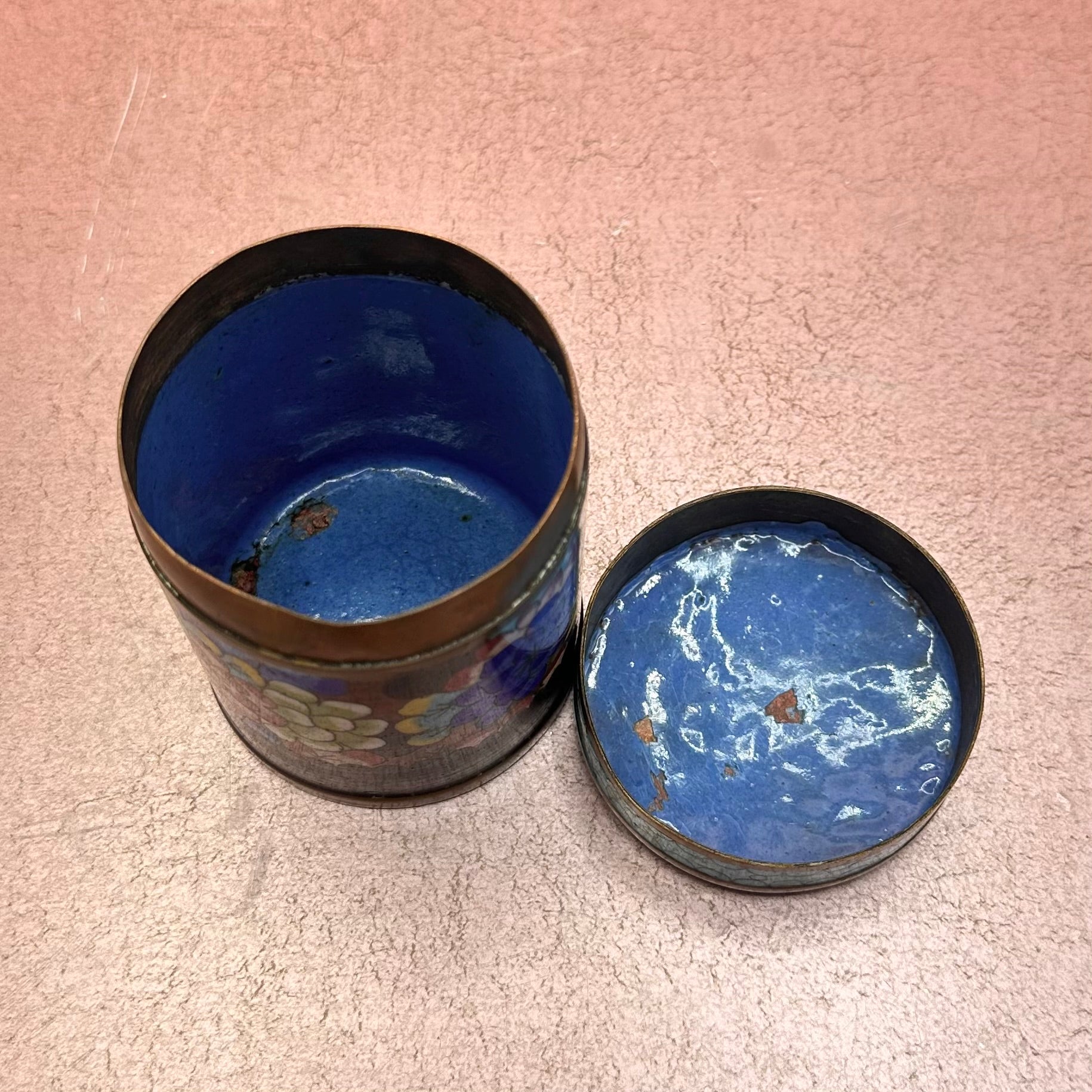 Cloisonné Lidded Enamel Jar
