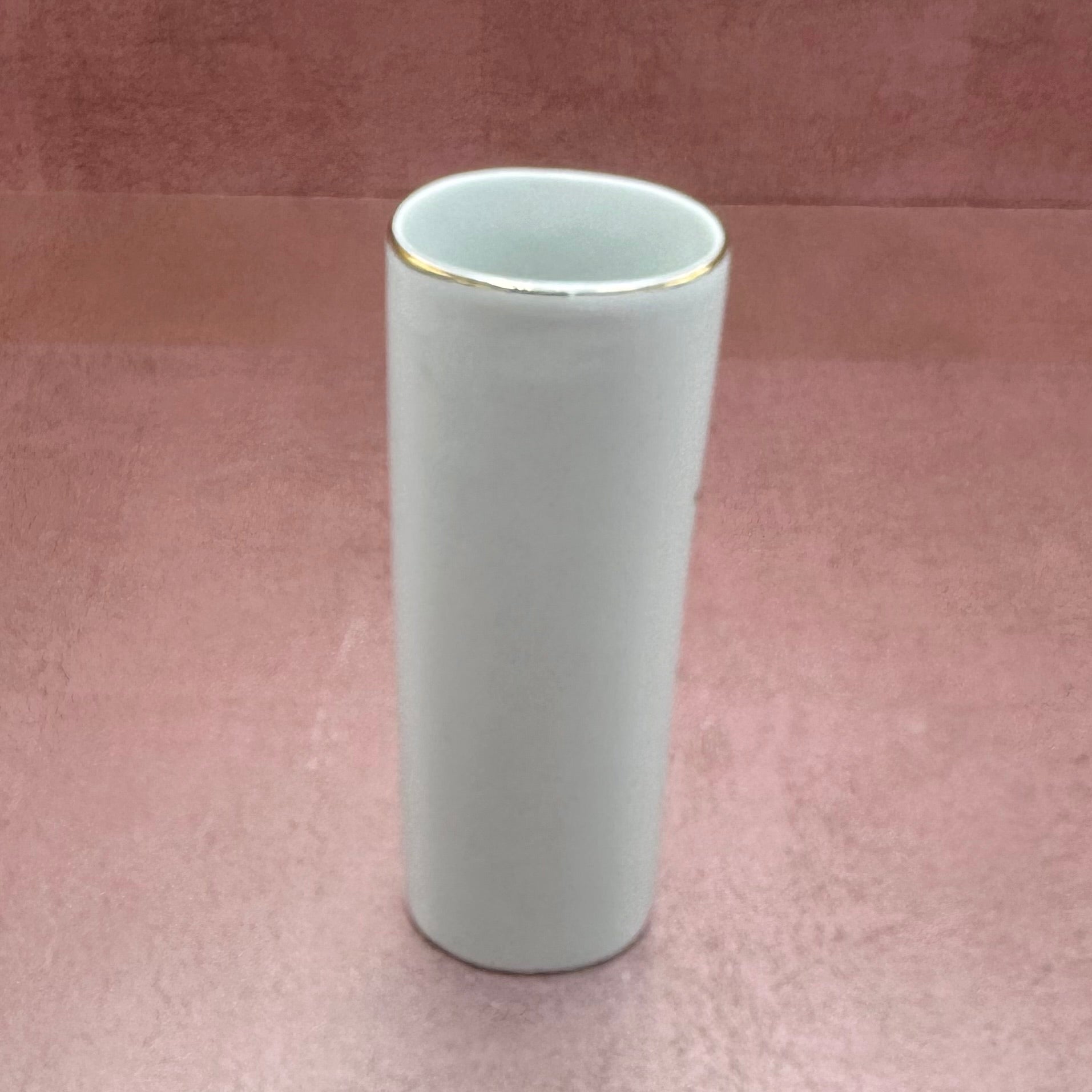 Small Oval Floral & Bird Vase